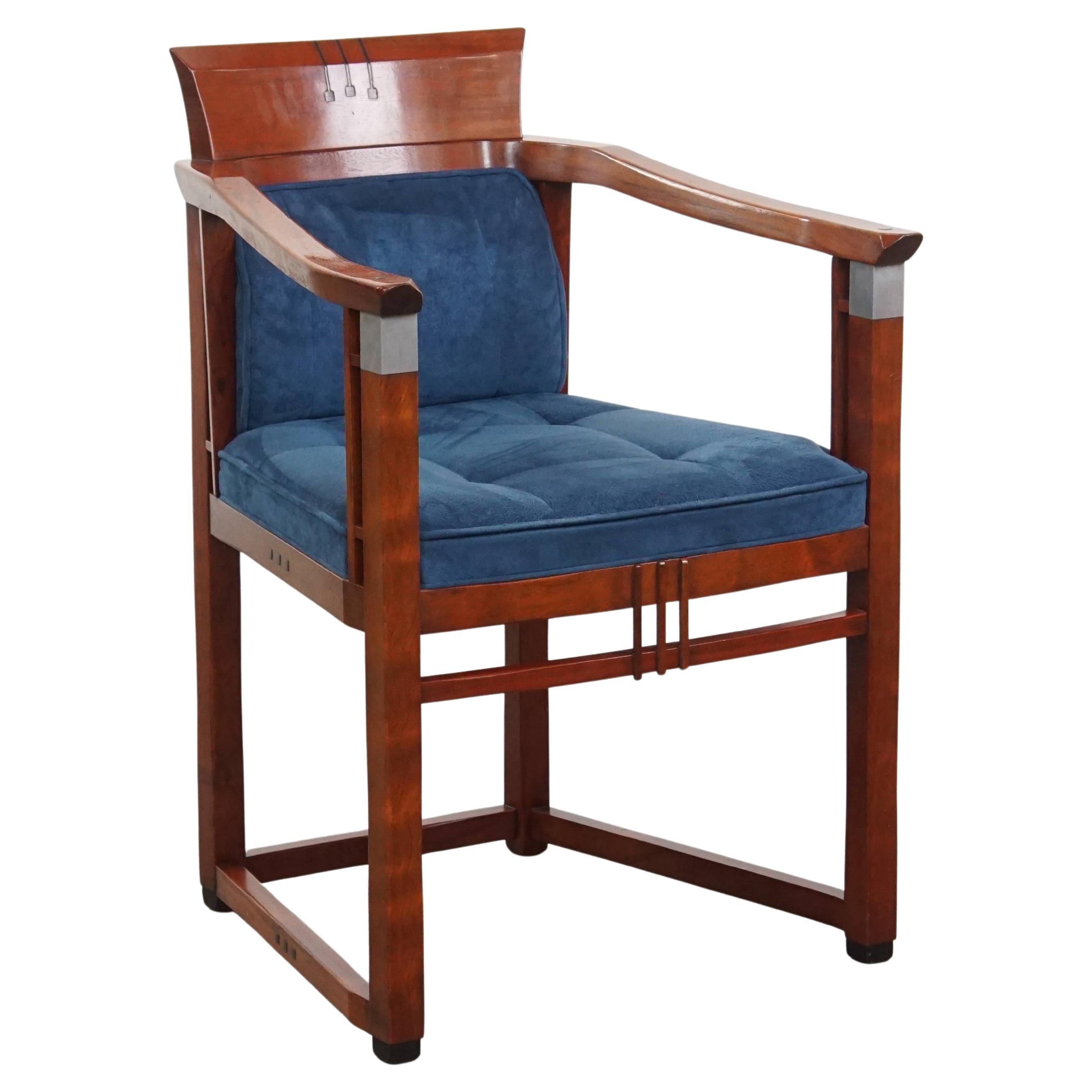 Chaise Schuitema Art Déco de la série Decoforma avec accoudoirs