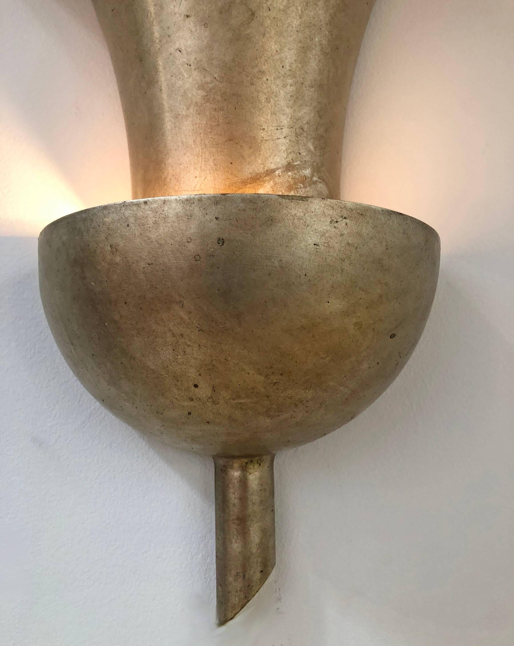 Patinated Art Deco Sconce, 1930s