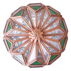 Art Deco Sconce in Brass and Glass, 1930
s Art Deco Sconce in Brass and Glass, 1930
s