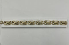 Art Deco Scottie Dog Yellow Gold Bracelet