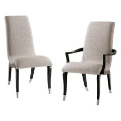 Art Deco Scrolling Dining Chairs
