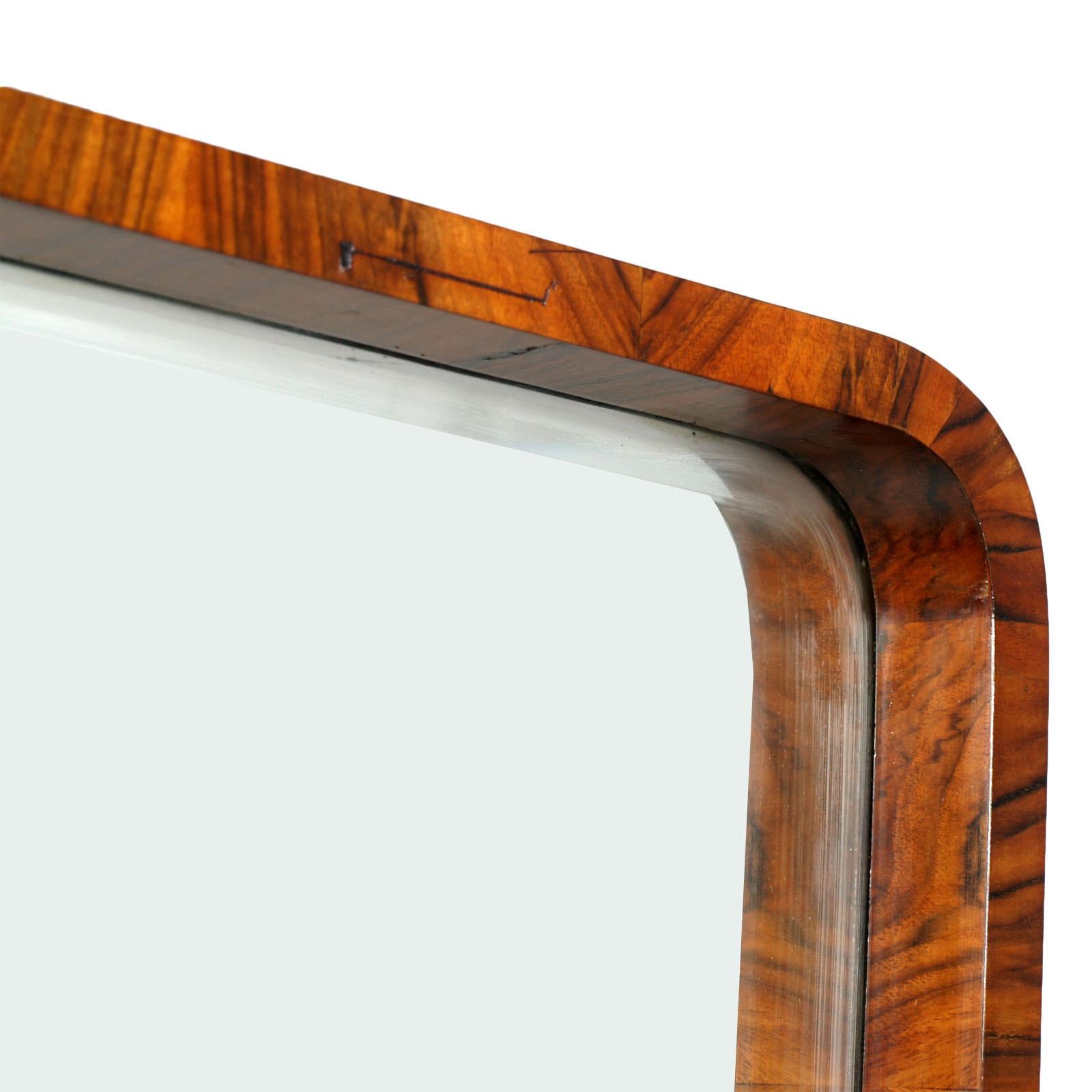 Art Deco Vanity , Skulpturaler Eingangsschrank,  von Osvaldo Borsani , Nussbaum Wurzelholz (20. Jahrhundert) im Angebot