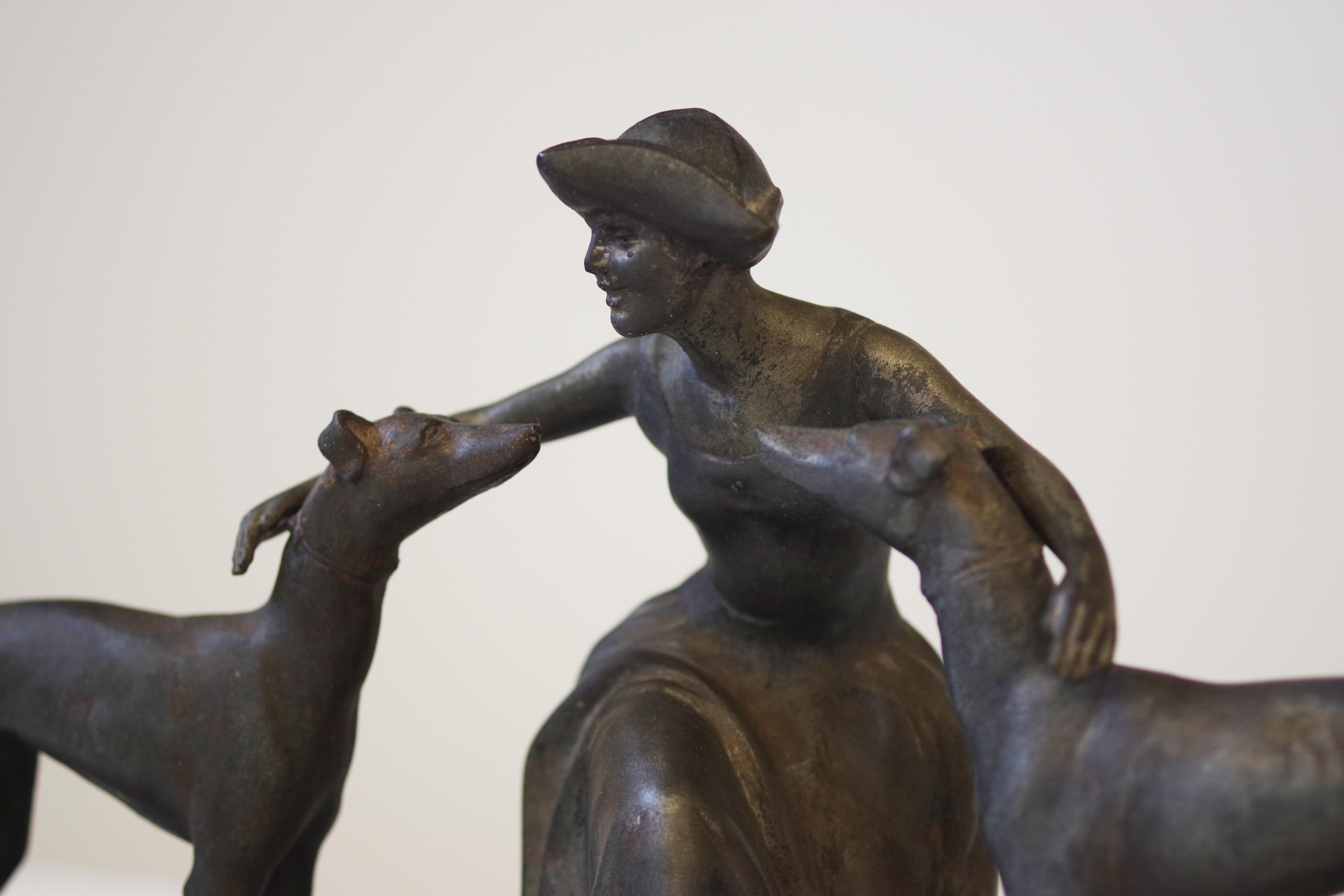 Sculpture Art Déco, années 1930 - Un chef-d'œuvre intemporel Bon état - En vente à Manzano, IT