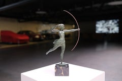 Escultura Art Déco, «Atalante», de Jean de Marco para Max Le Verrier, década de 1920