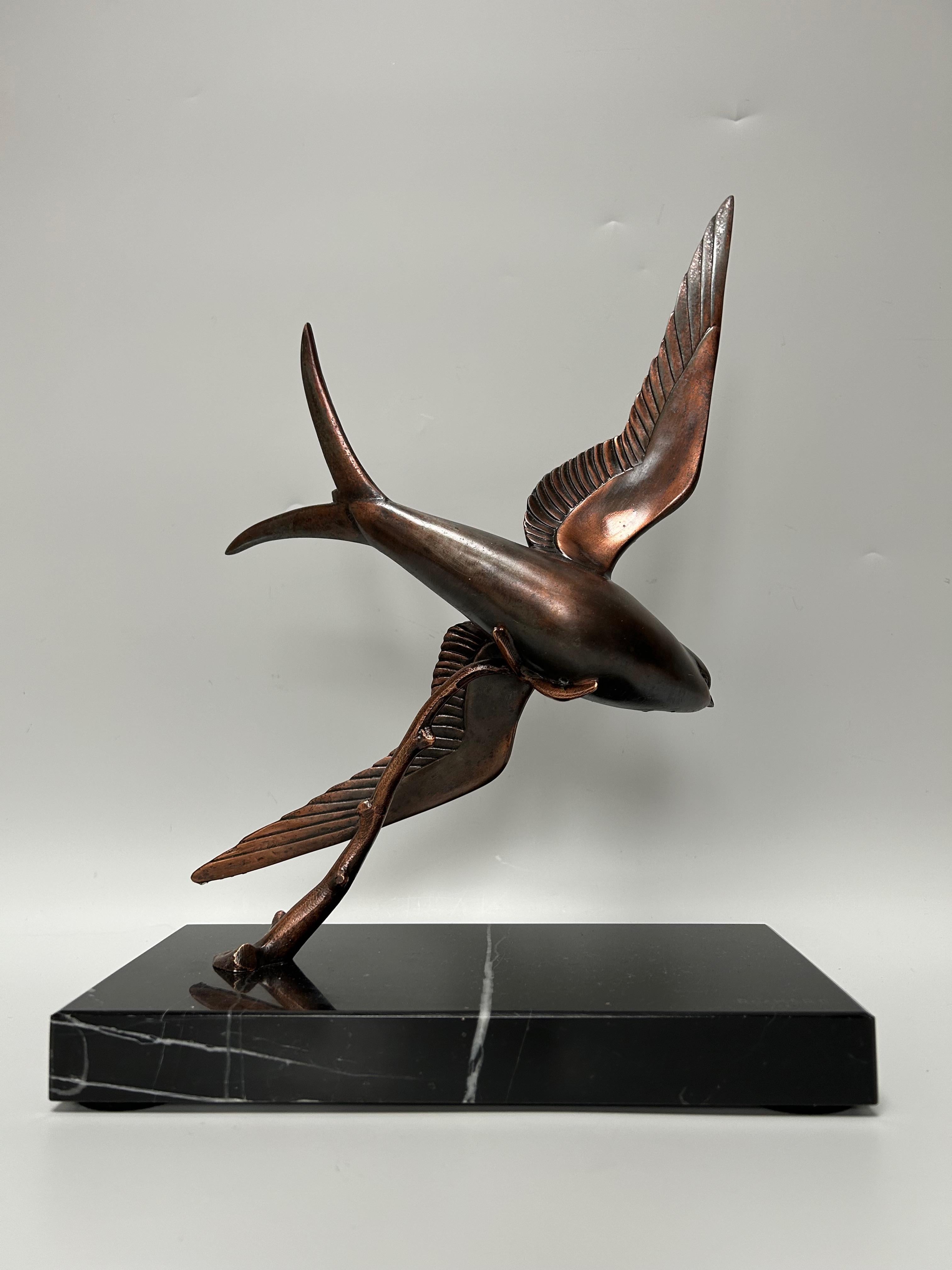 French Art Deco sculpture by Irenée Rochard