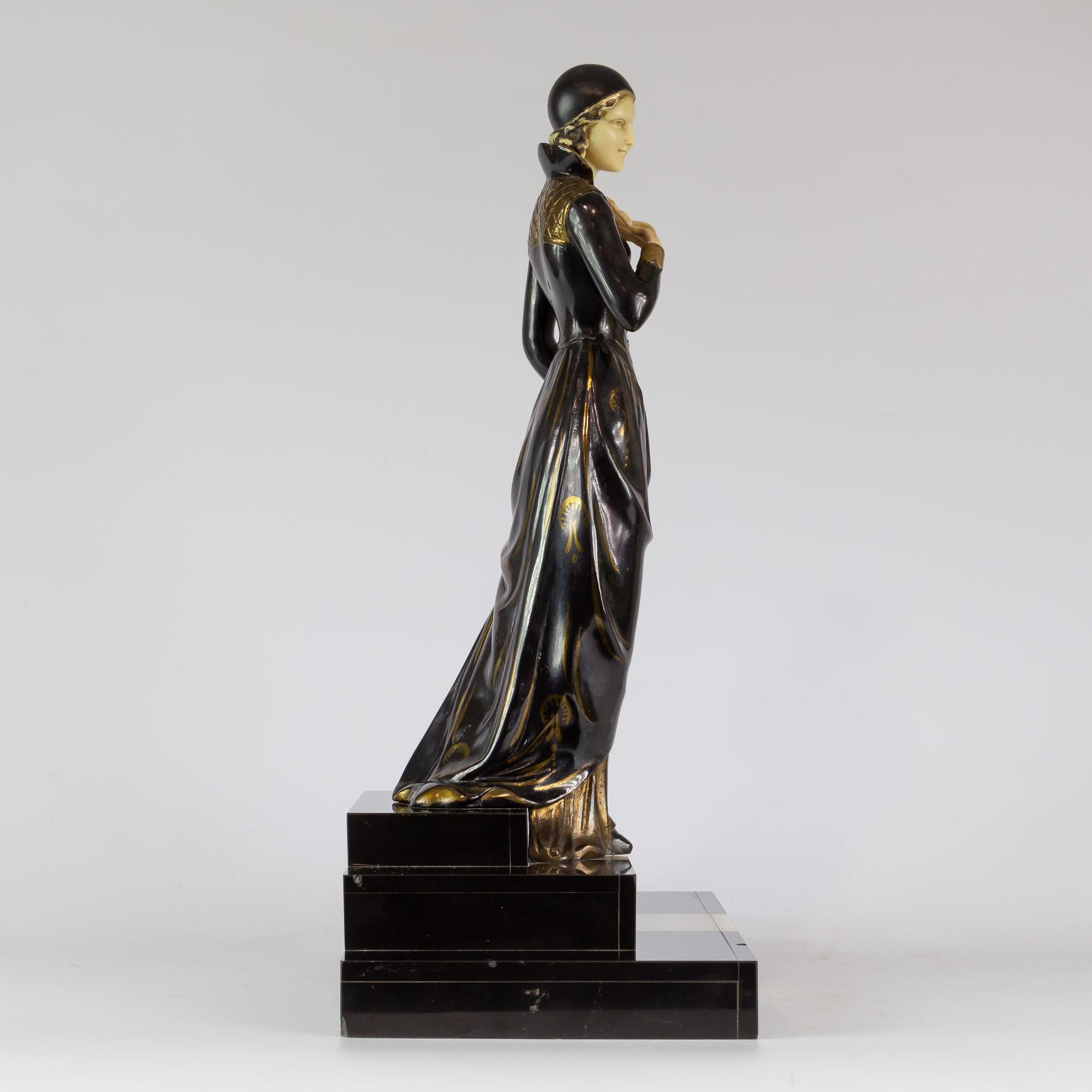Début du 20ème siècle Sculpture Art déco de Menneville en vente
