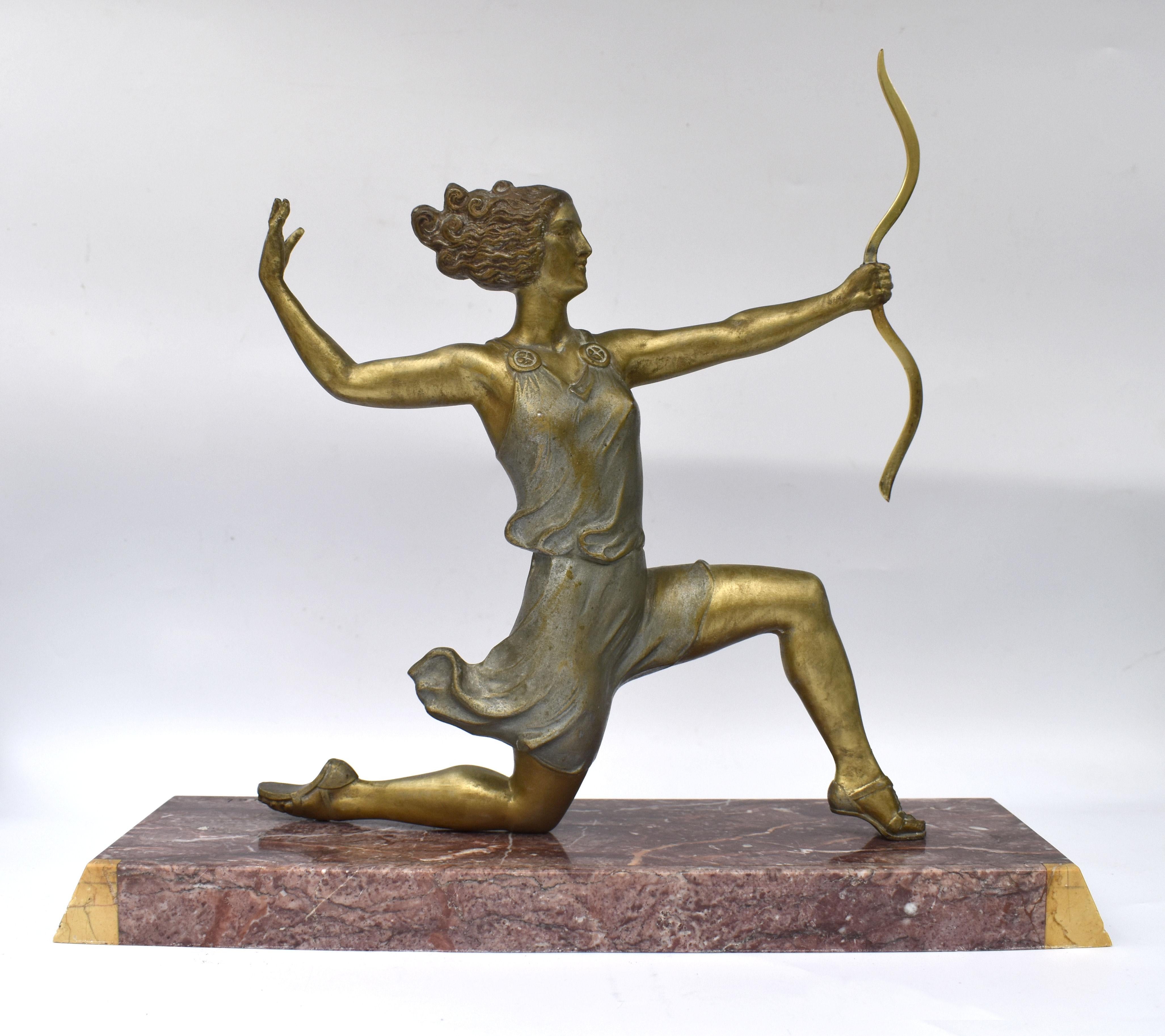Art Deco Sculpture by Pierre Le Fagay, French, c1930 1