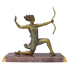 Sculpture Art déco de Pierre Le Fagay, française, vers 1930