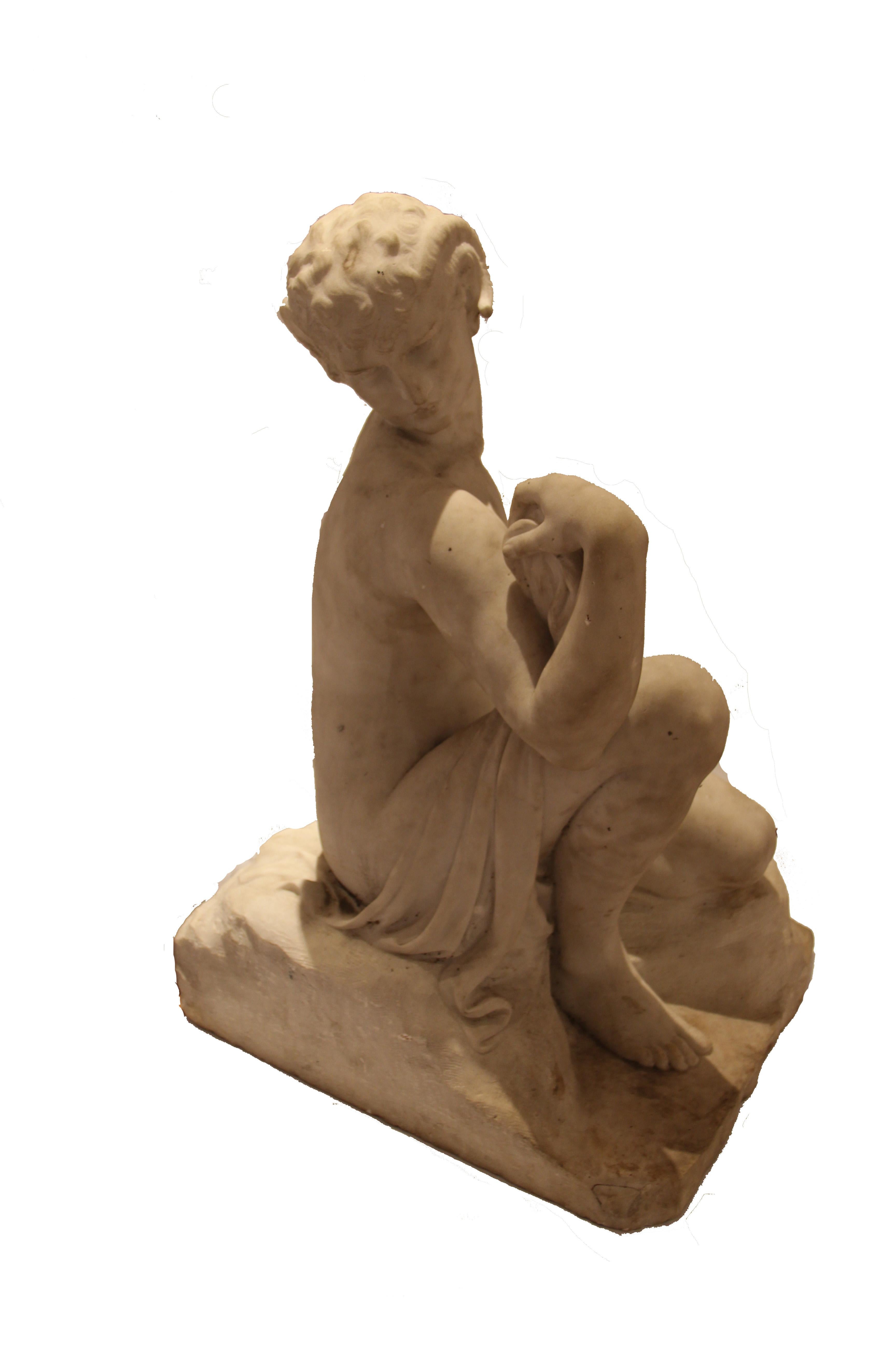 Beaux Arts  Art Deco sculpture by Raymond Leon  Rivoire  For Sale