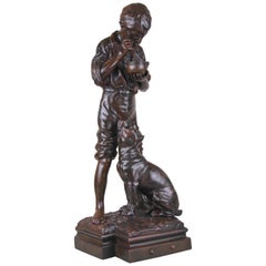 Art-Déco-Skulptur von Victor Rousseau Signiert:: Belgien:: um 1930