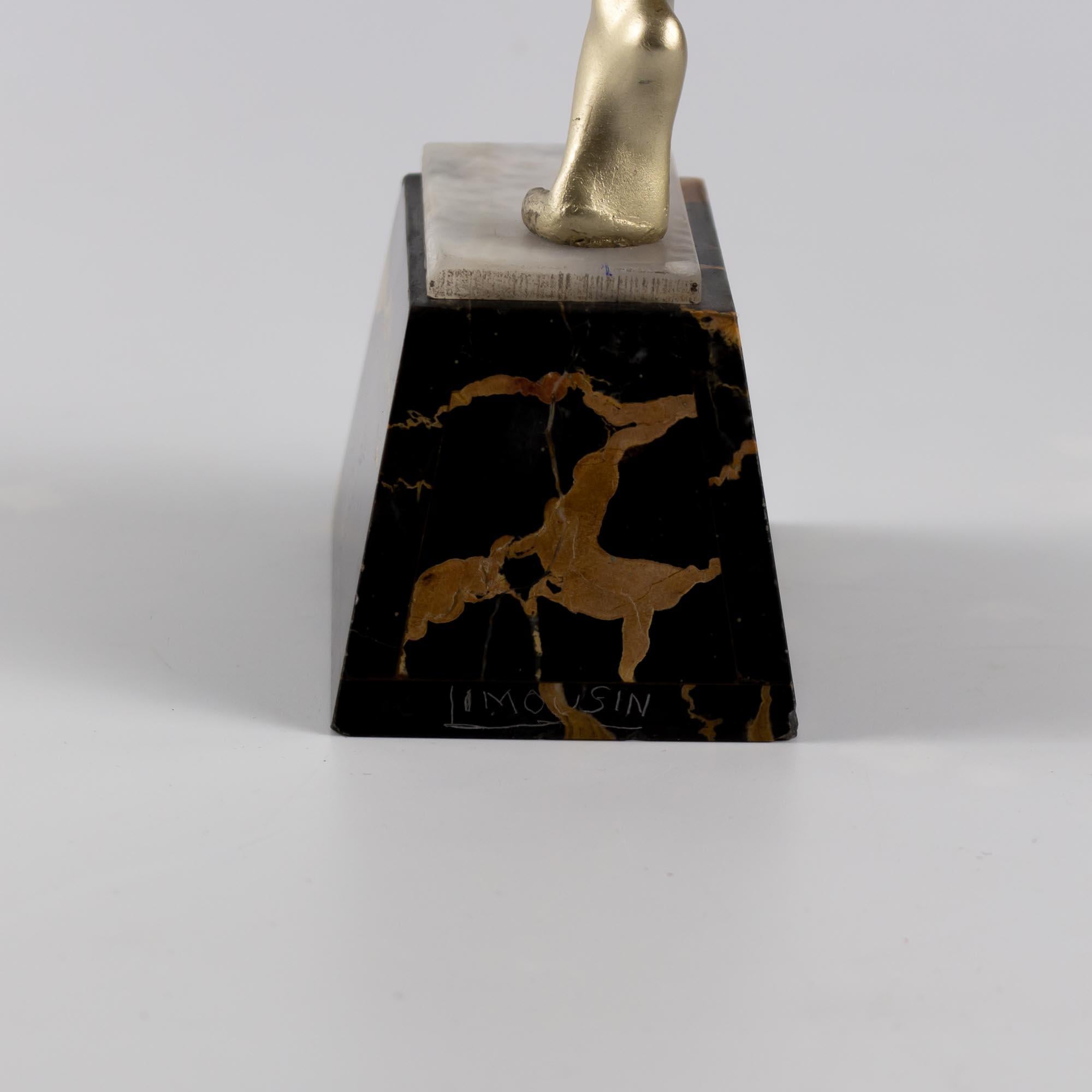 Art Deco Sculpture Egyptian Dancer by Limousin 3