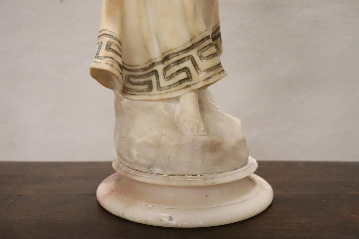 Art déco Sculpture Art Déco en marbre précieux de Carrare, années 1930 en vente