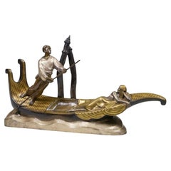 Sculture figurative in metallo