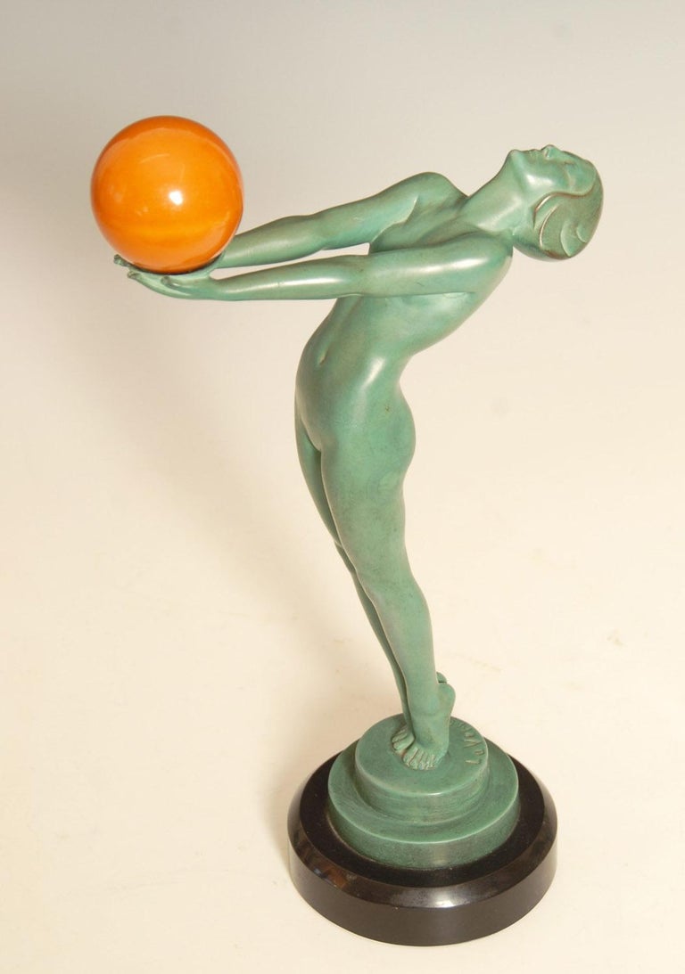 Art Deco Sculpture 'Lueur' by Max Le Verrier at 1stDibs