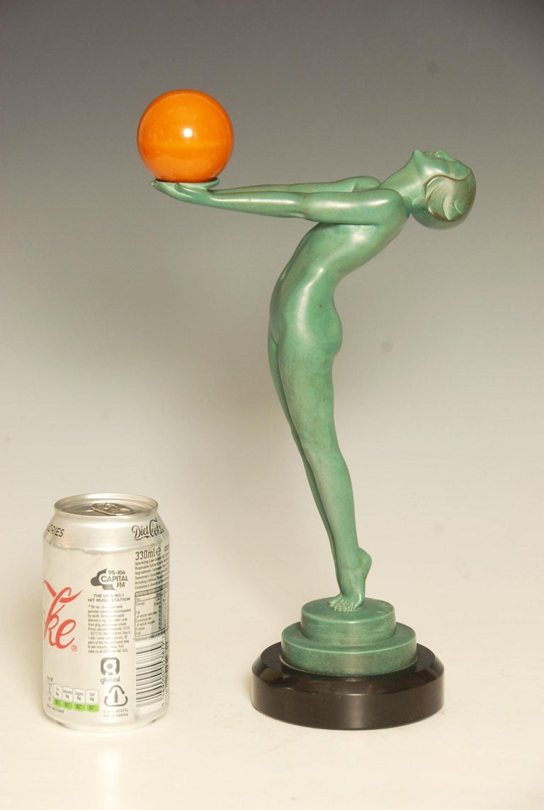 Art Deco Sculpture 'Lueur' by Max Le Verrier at 1stDibs