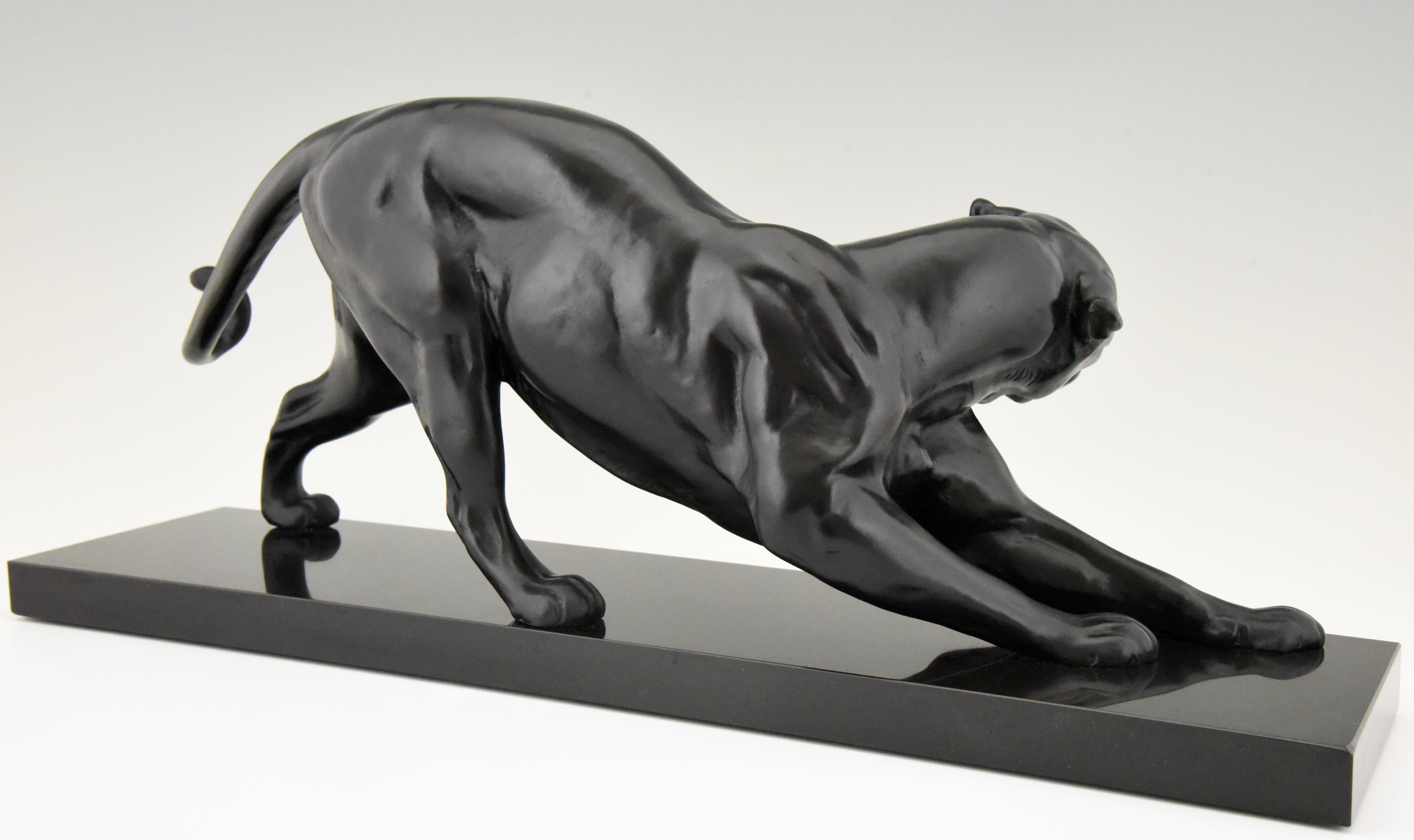 black panther sculptures