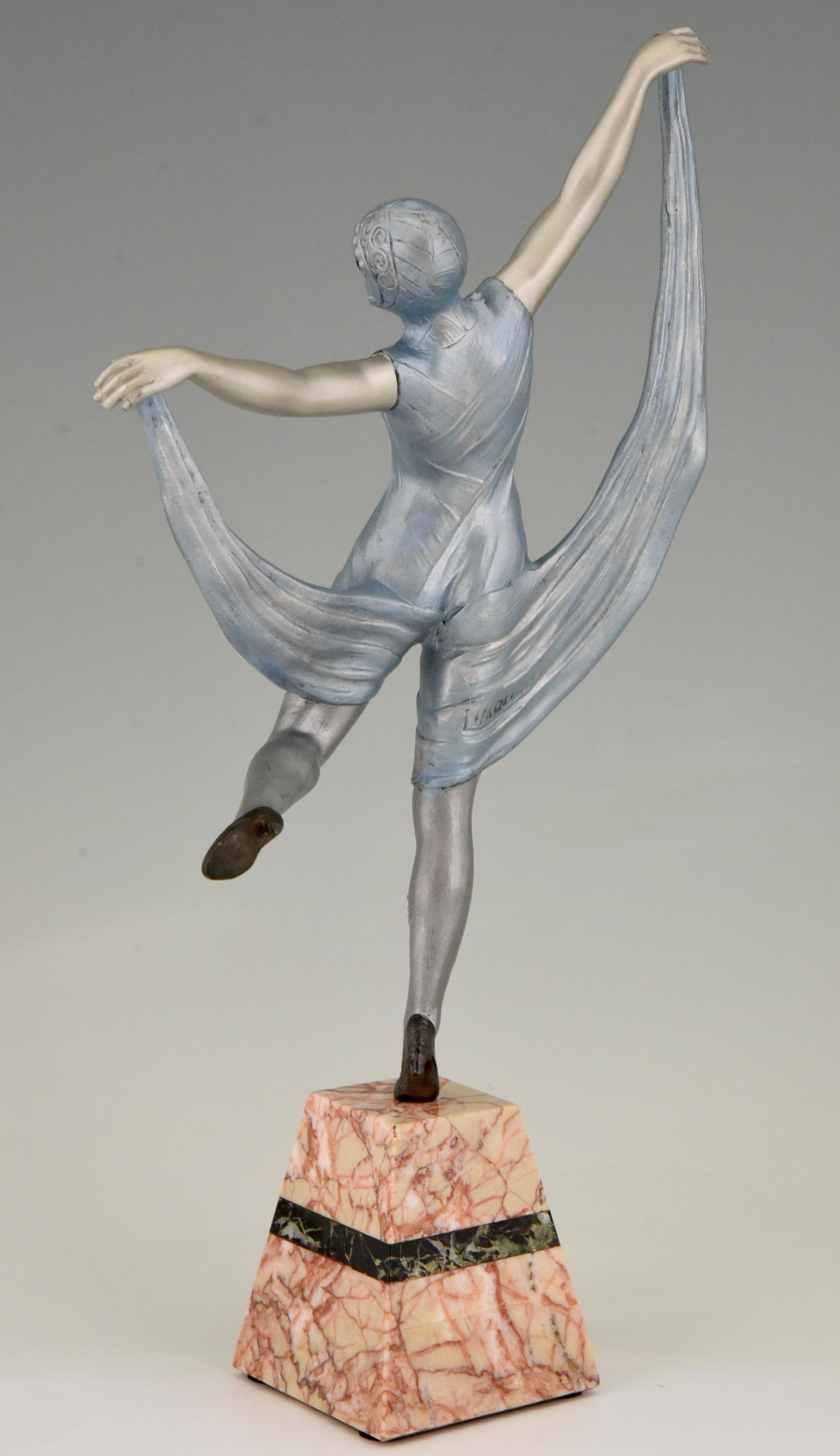 French Art Deco Sculpture of a Dancer Limousin, France, 1930