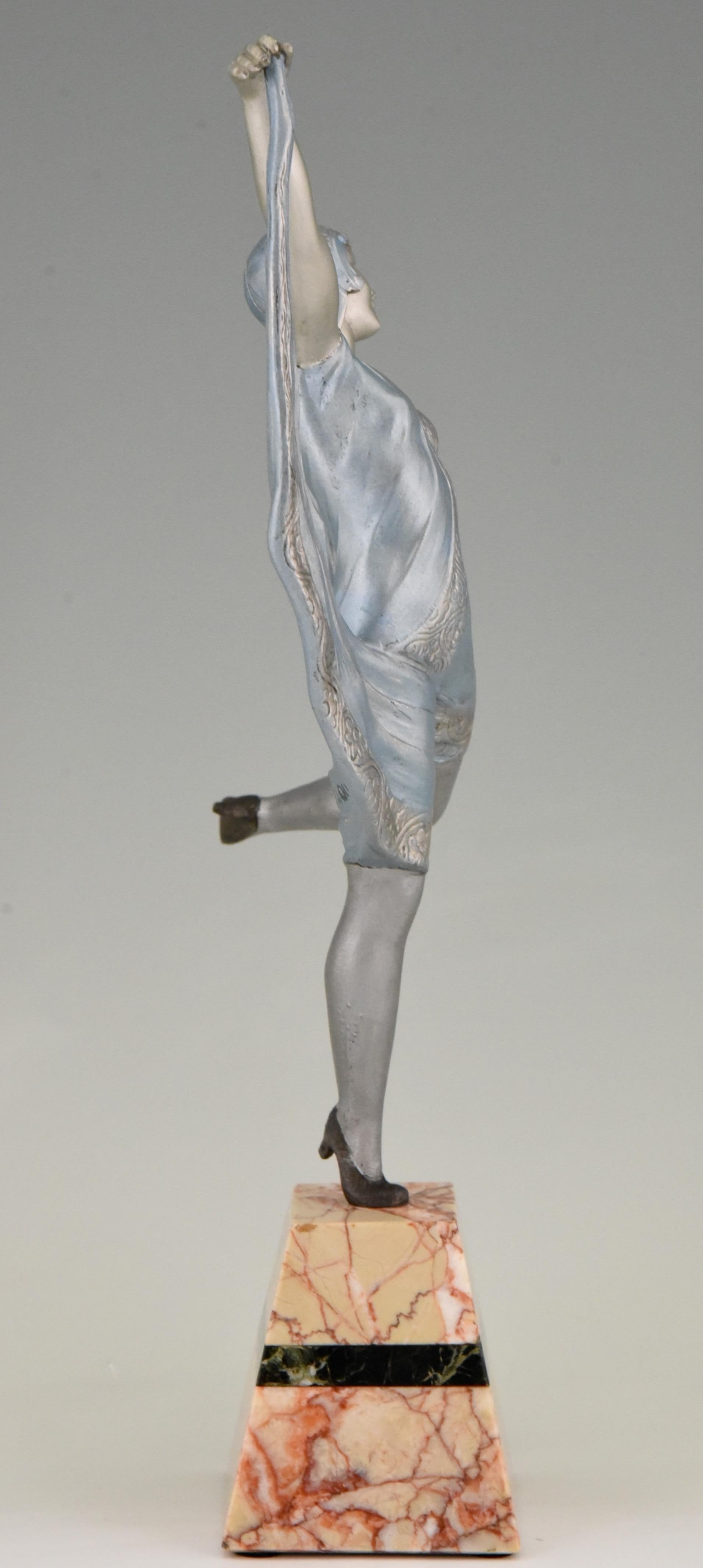 Art Deco Sculpture of a Dancer Limousin, France, 1930 In Good Condition In Antwerp, BE