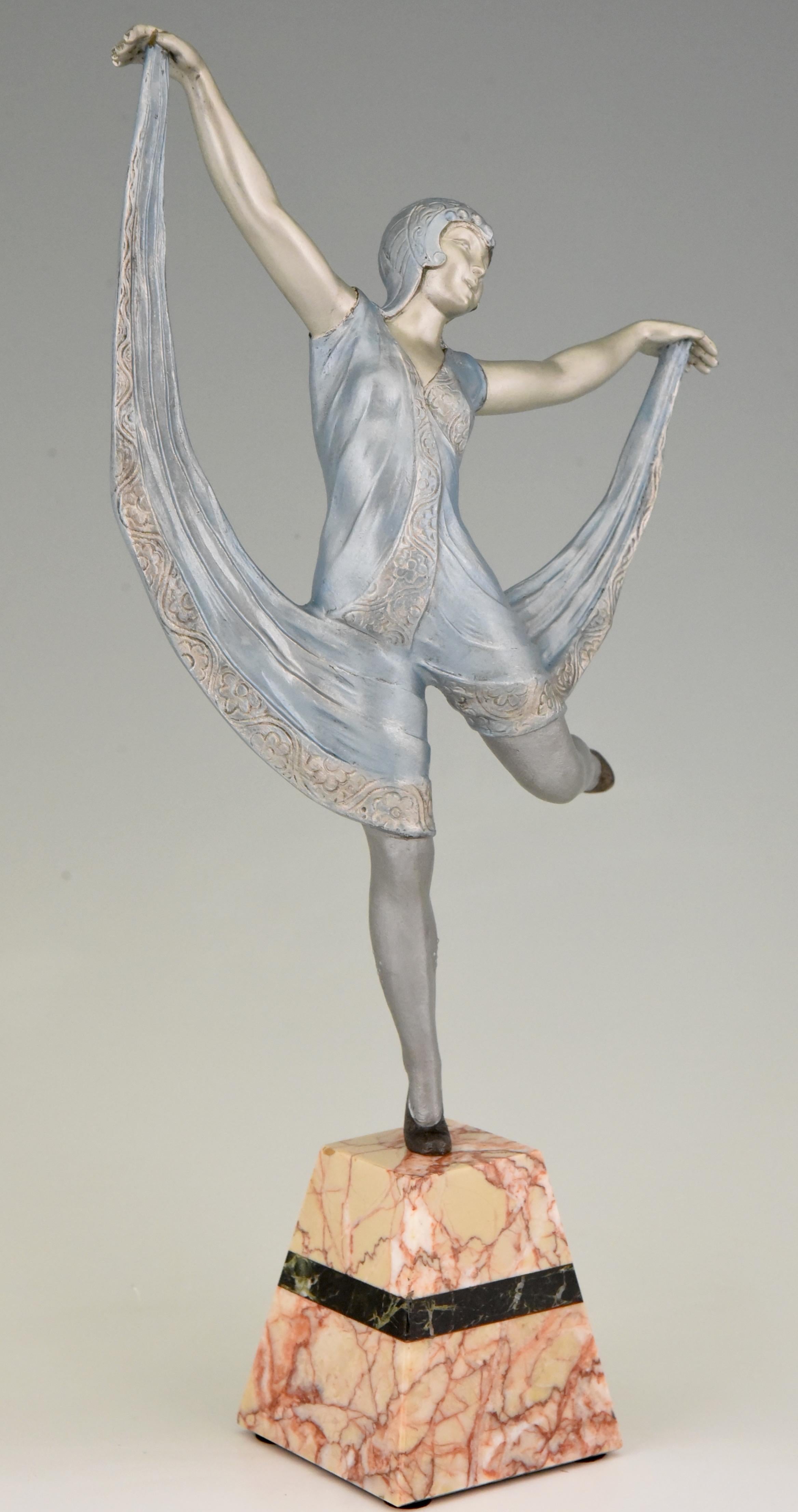 Mid-20th Century Art Deco Sculpture of a Dancer Limousin, France, 1930
