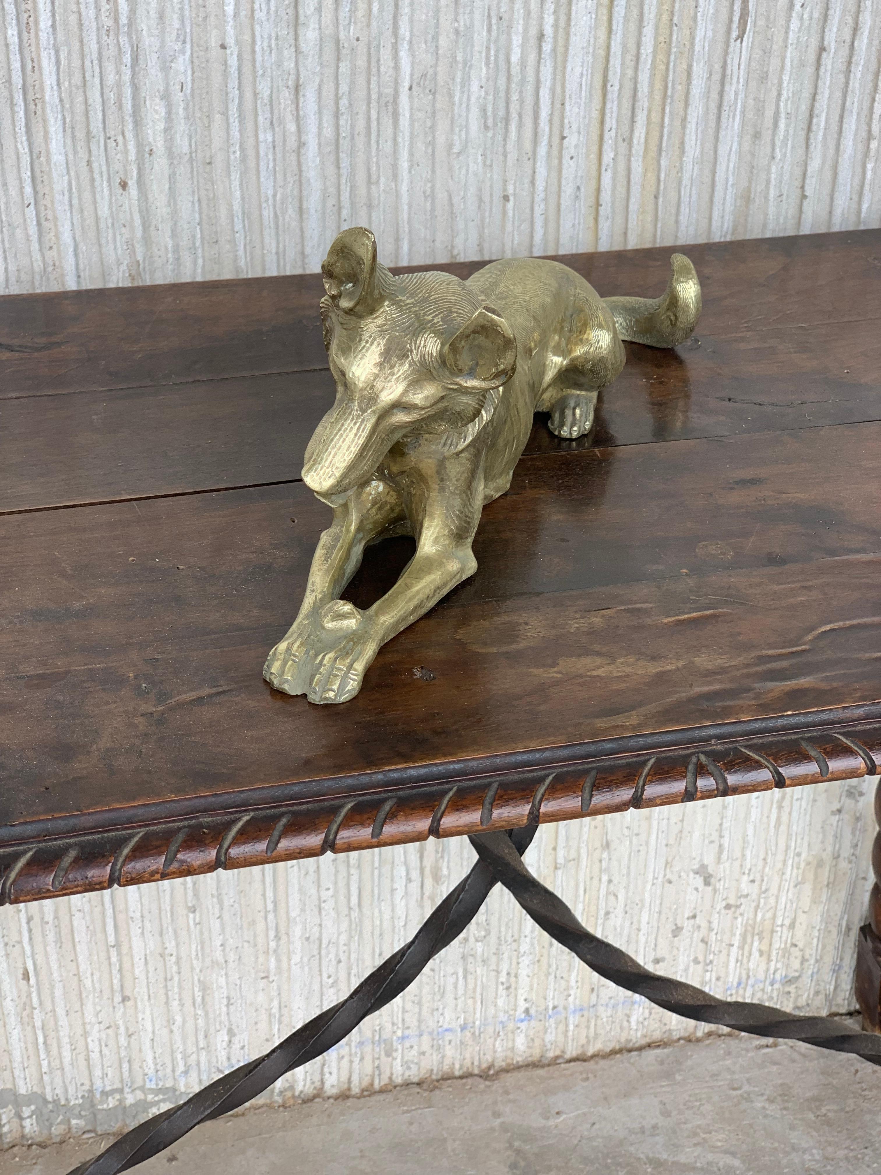 French Art Deco Sculpture of Bronze German Shepherd Dog