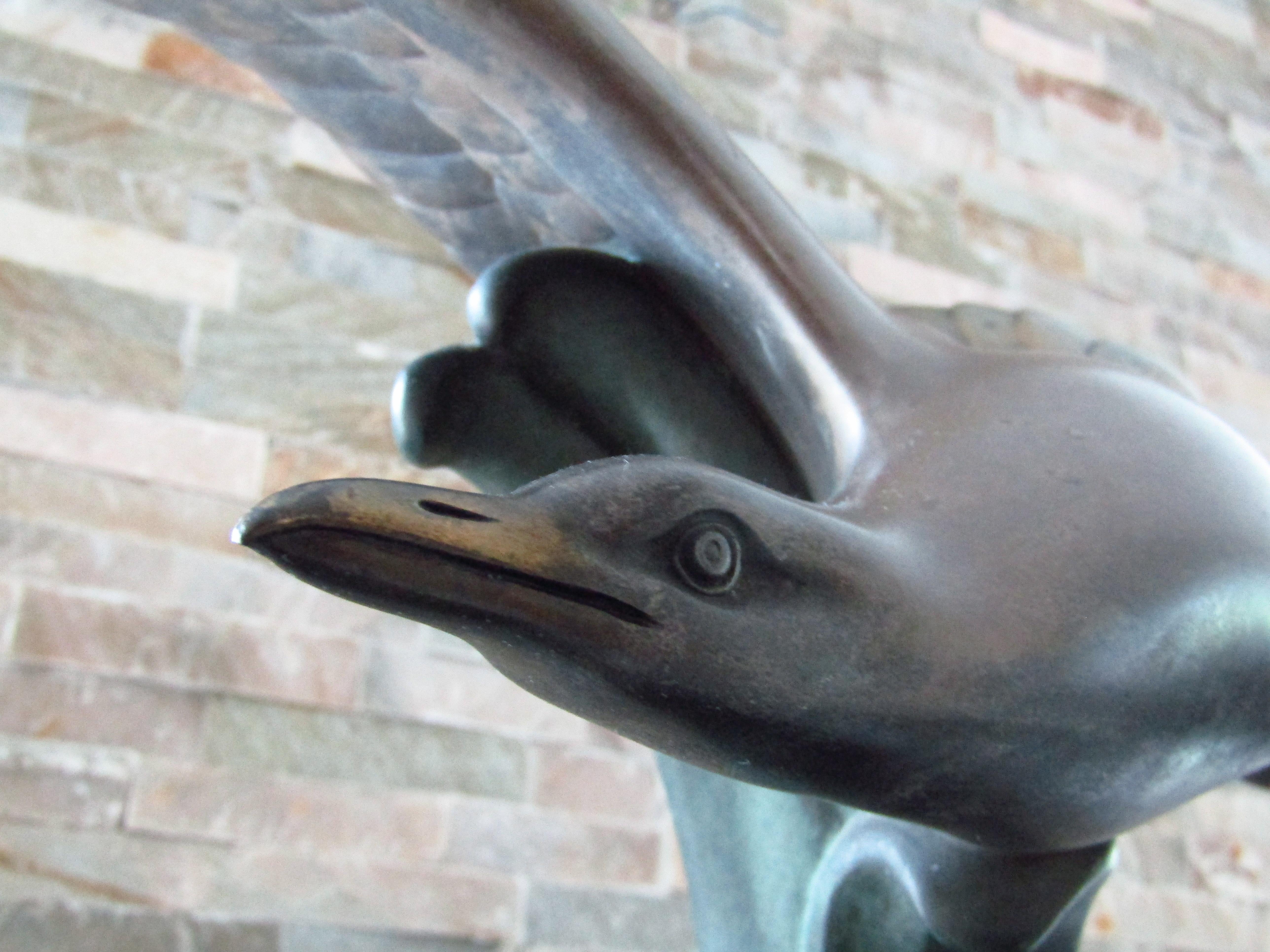 Sculpture mouette Art Déco par Carvin 4