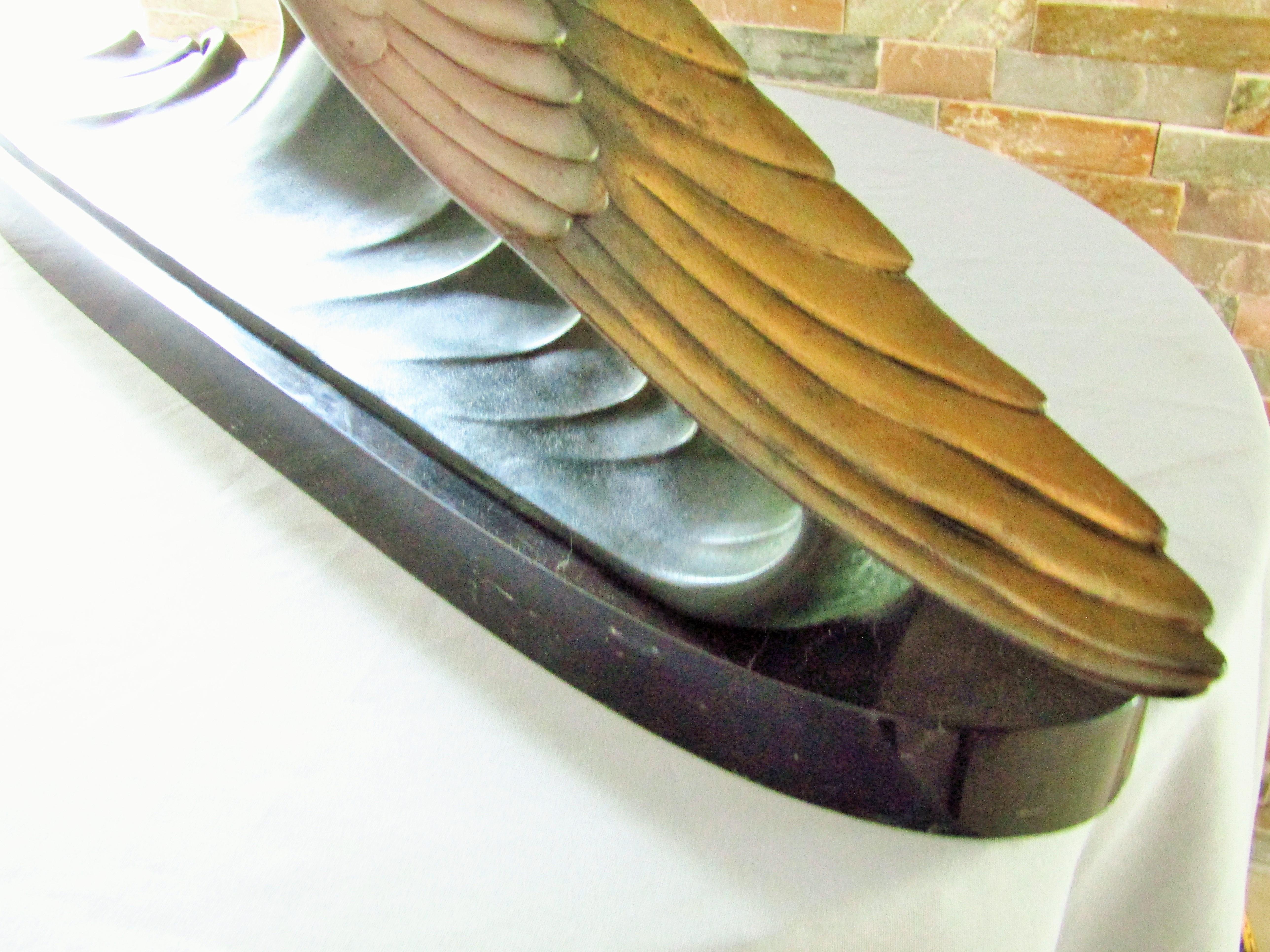 Sculpture mouette Art Déco par Carvin 2