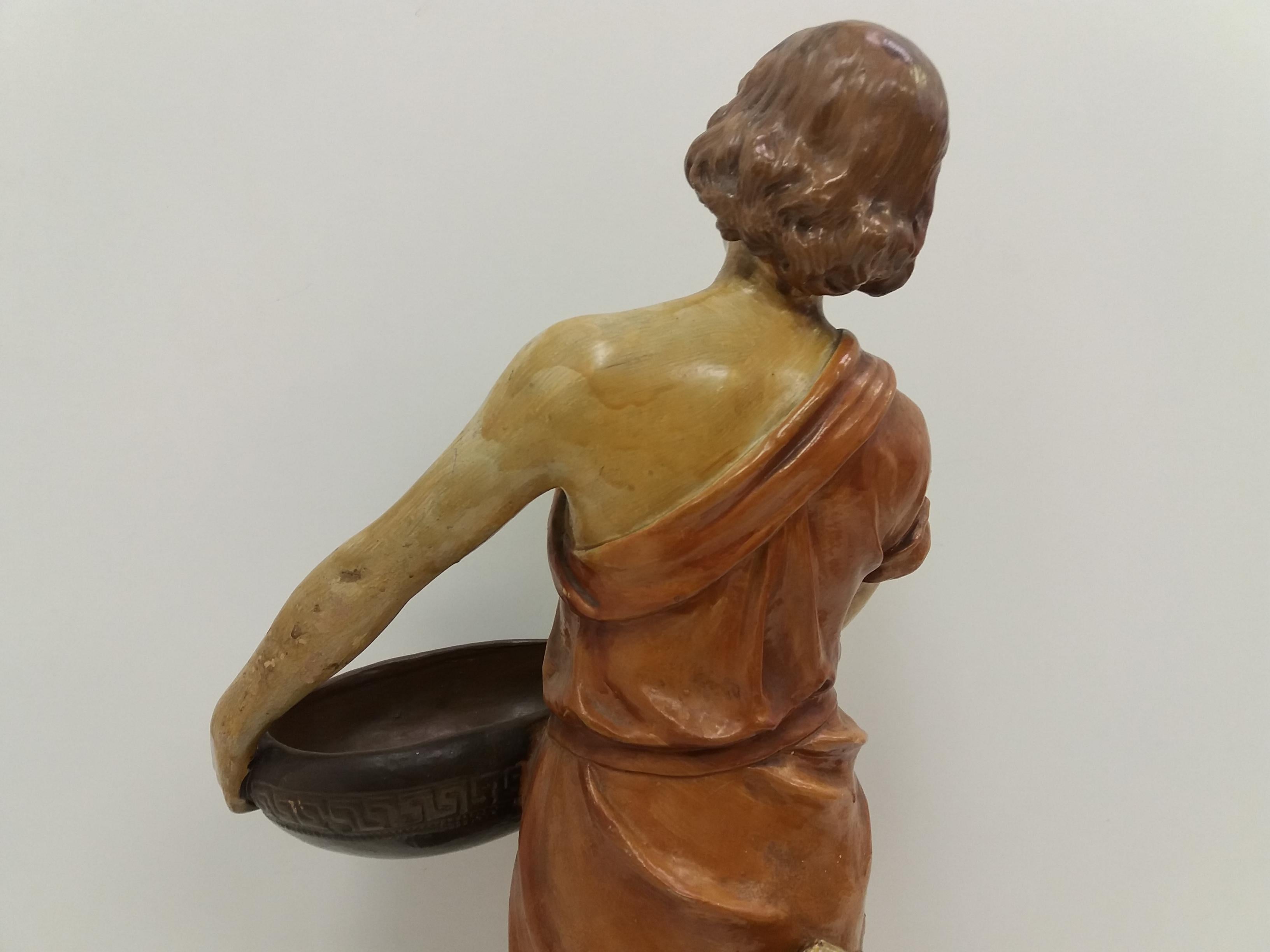 Art Deco Sculpture Women, 1930 For Sale 6