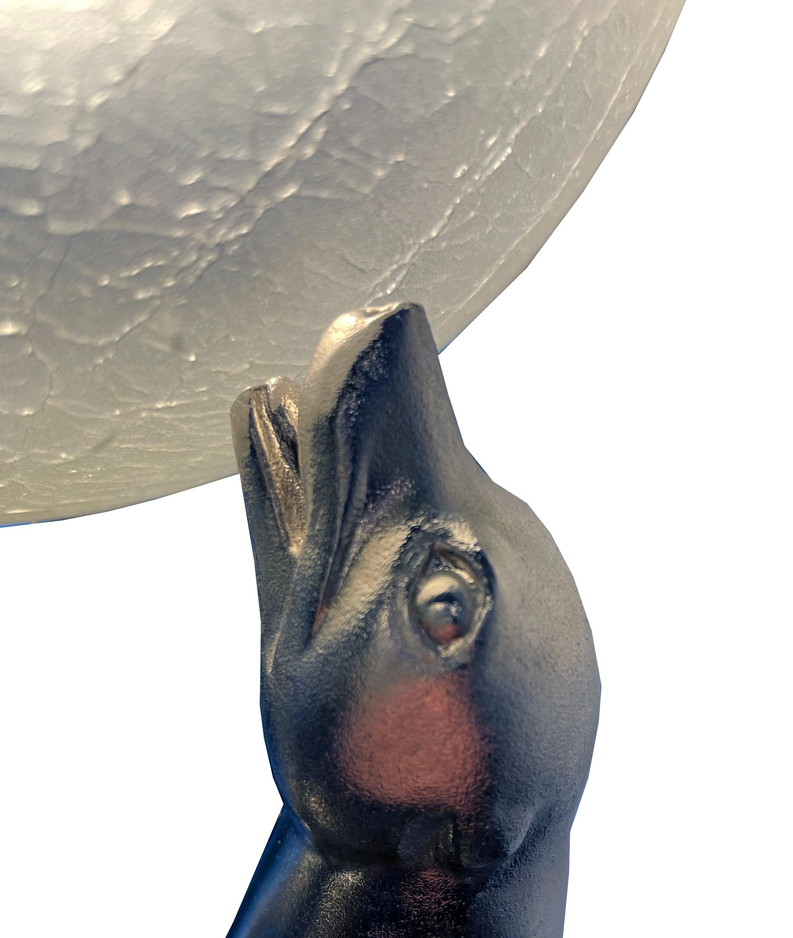 Lampada da tavolo Art Déco Seal di 