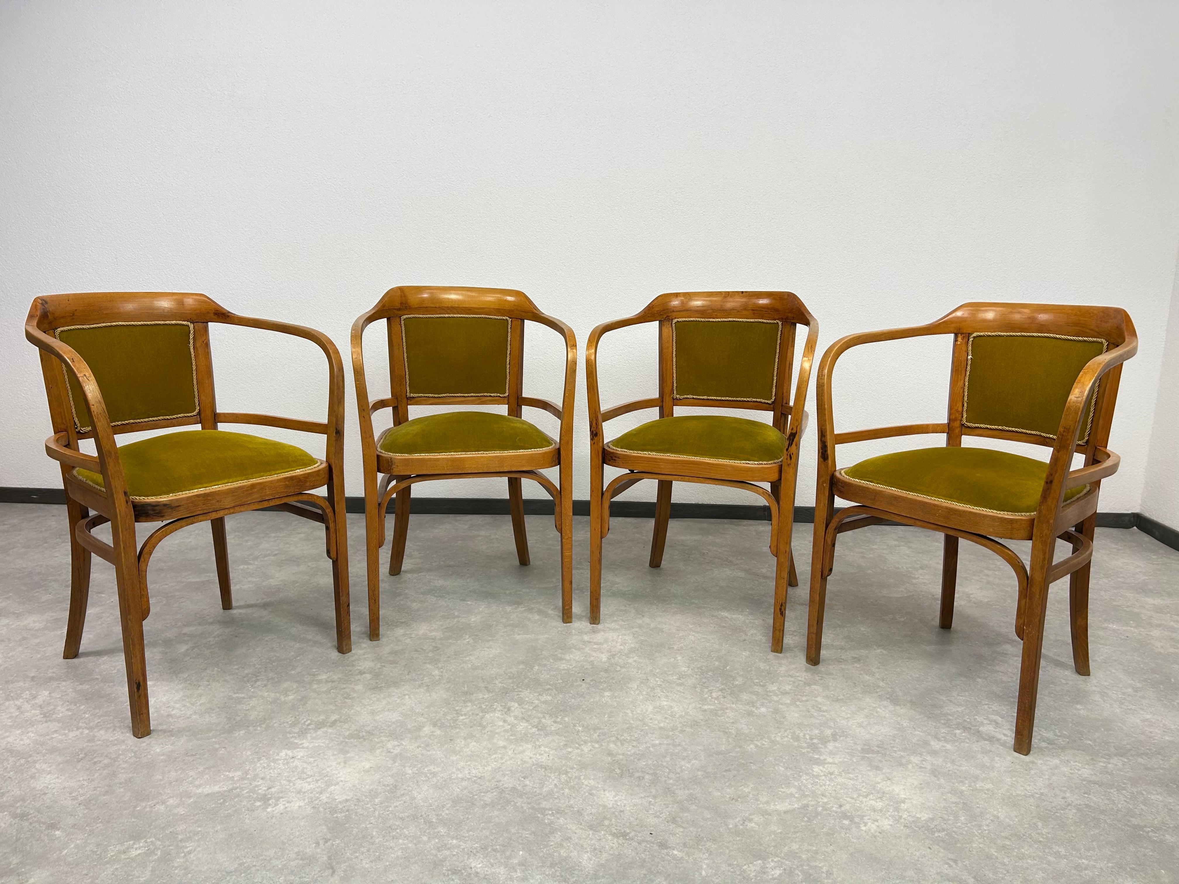 Art-déco-Sitzgruppe von Otto Wagner im Angebot 1