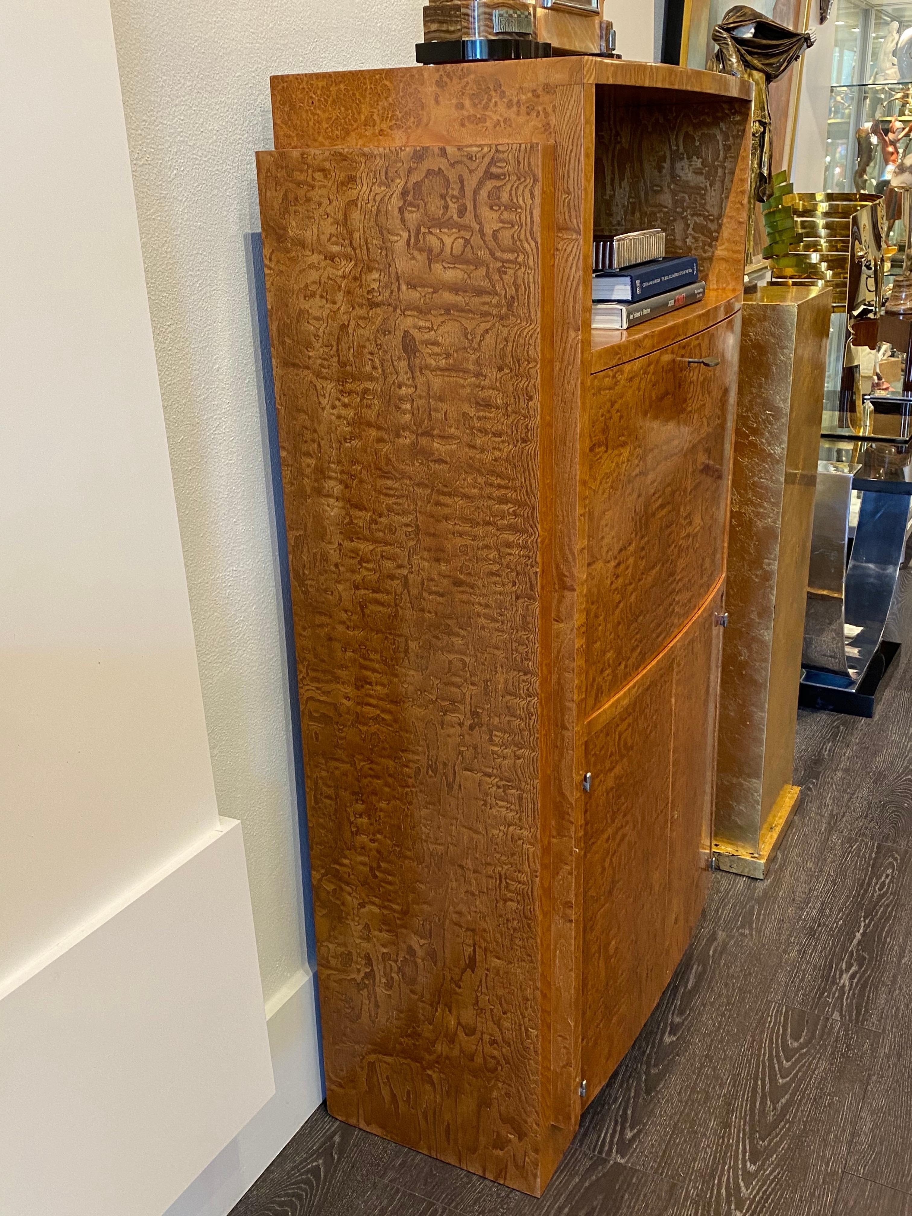 20th Century Art Deco Secretaire by Jacques Adnet For Sale