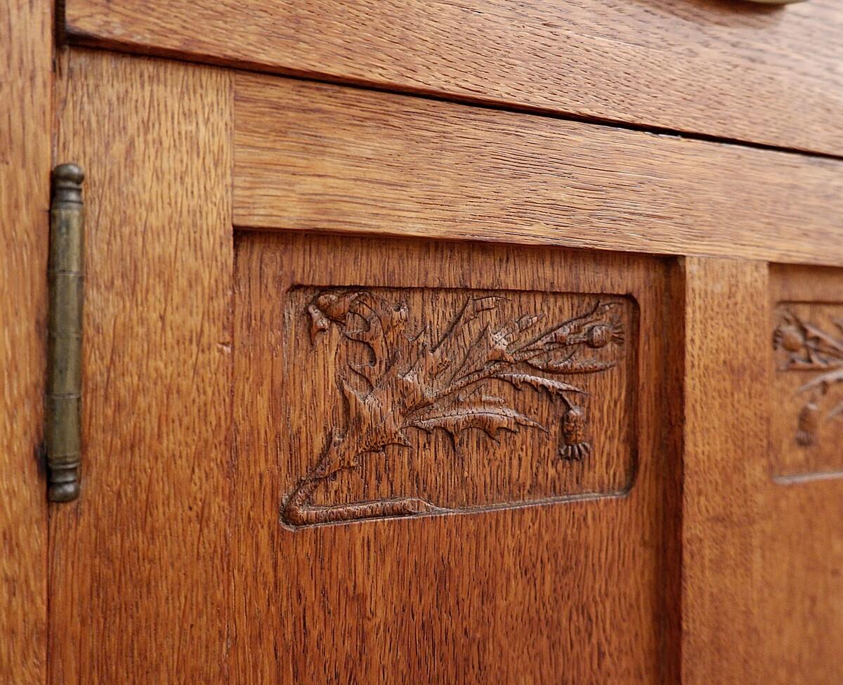 Wood Art Deco Secretary Desk, 1930s