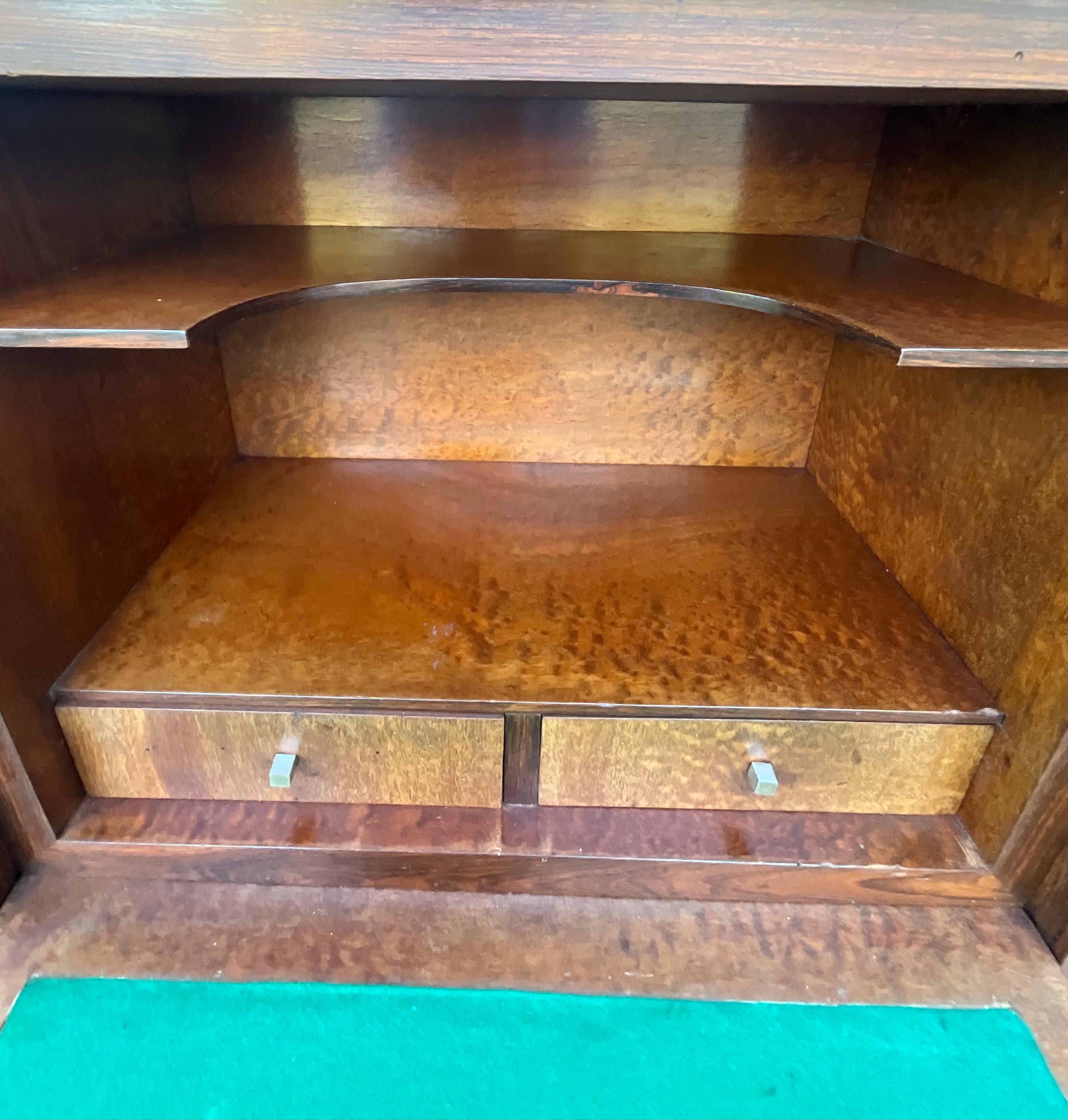 Scrivania Art Deco in palissandro, anni '40 in vendita 12