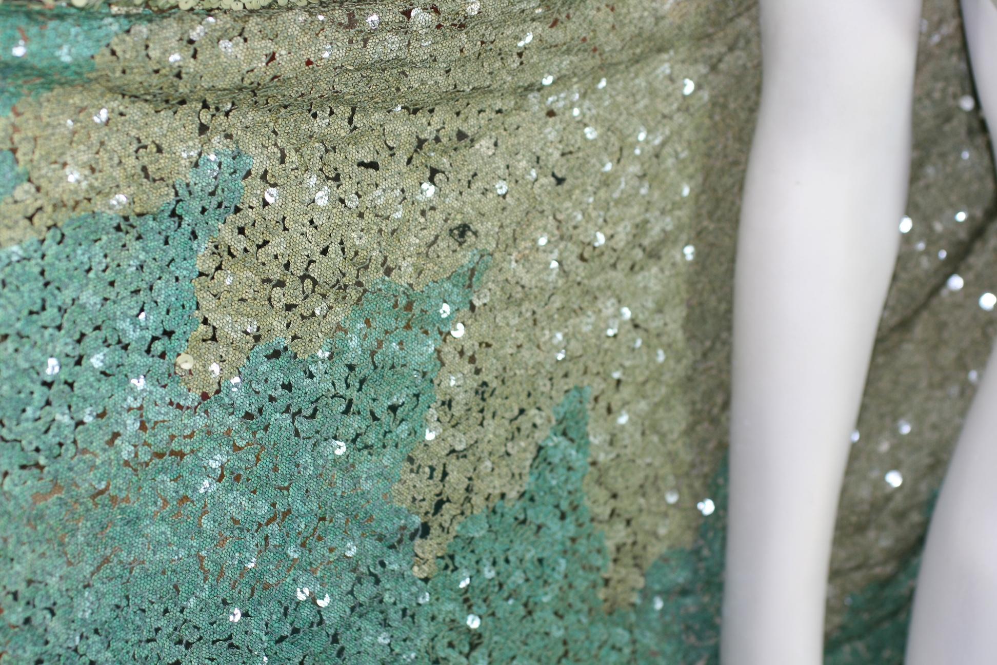 Women's Art Deco Sequin Short Evening Cape