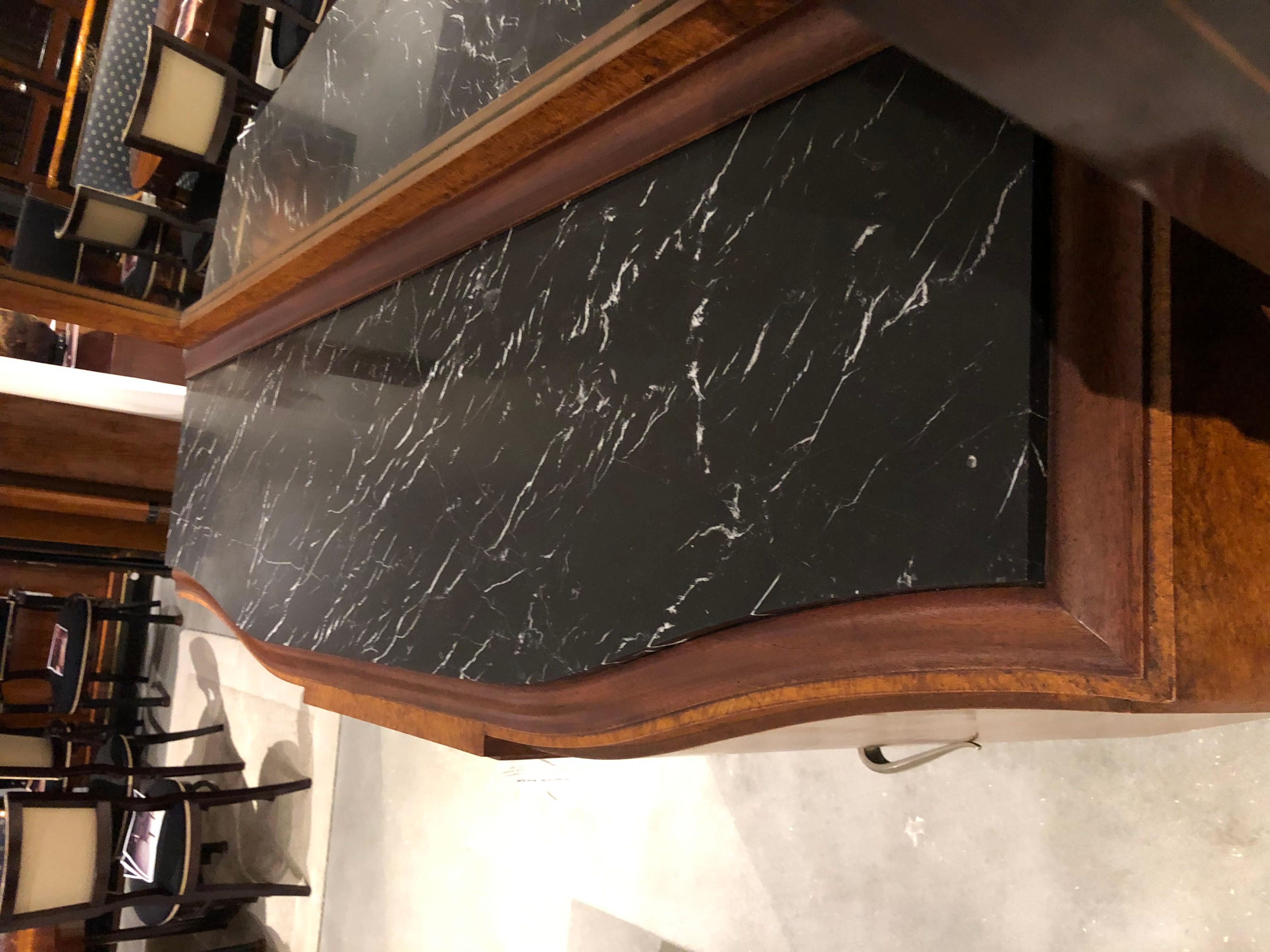 Art Deco Server with Marble Top 3