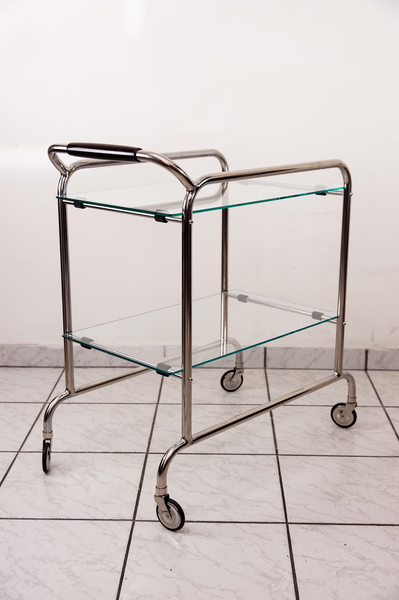Early 20th Century Art Deco Serving Cart 1920s Attributed to Thonet