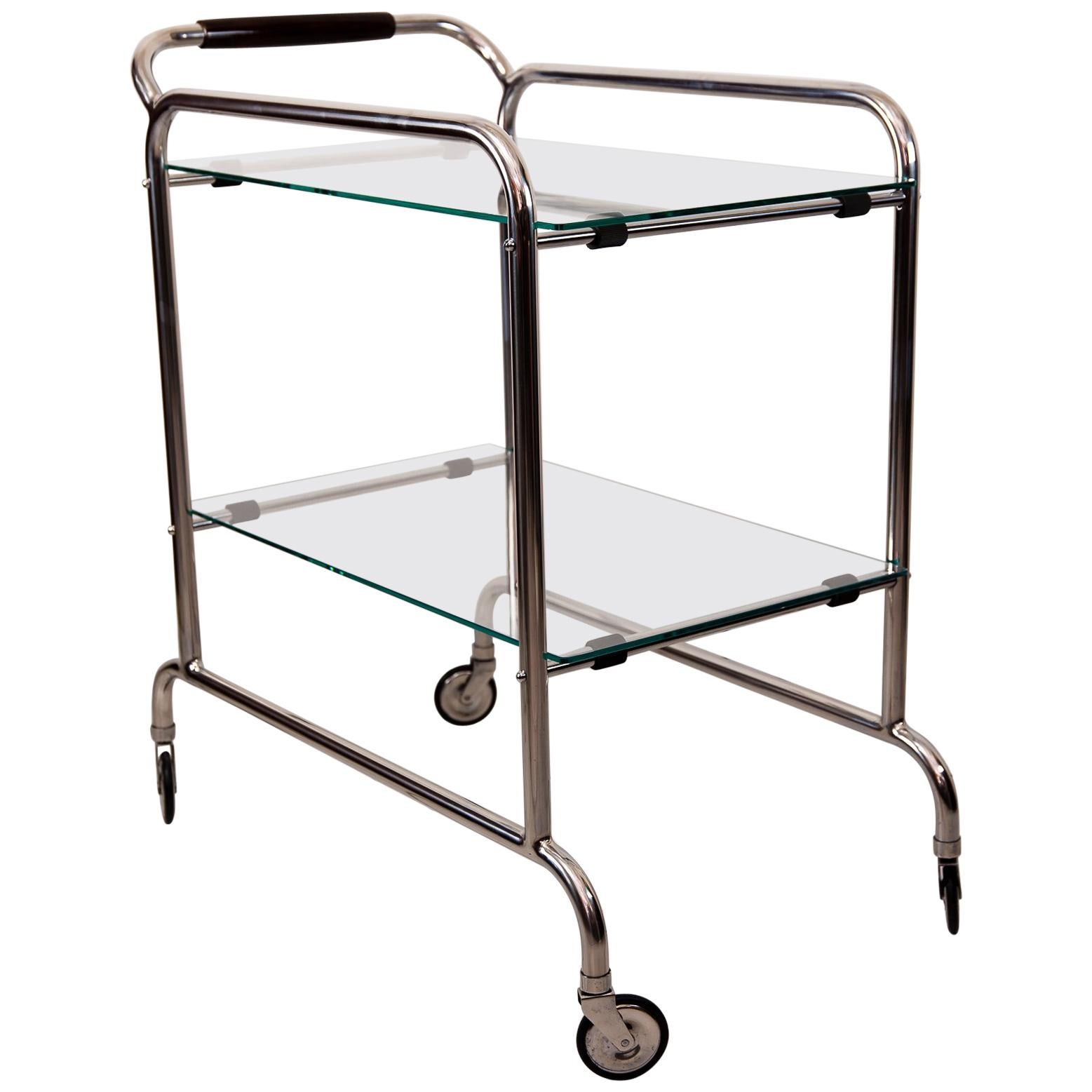 Art Deco Serving Cart 1920s Attributed to Thonet