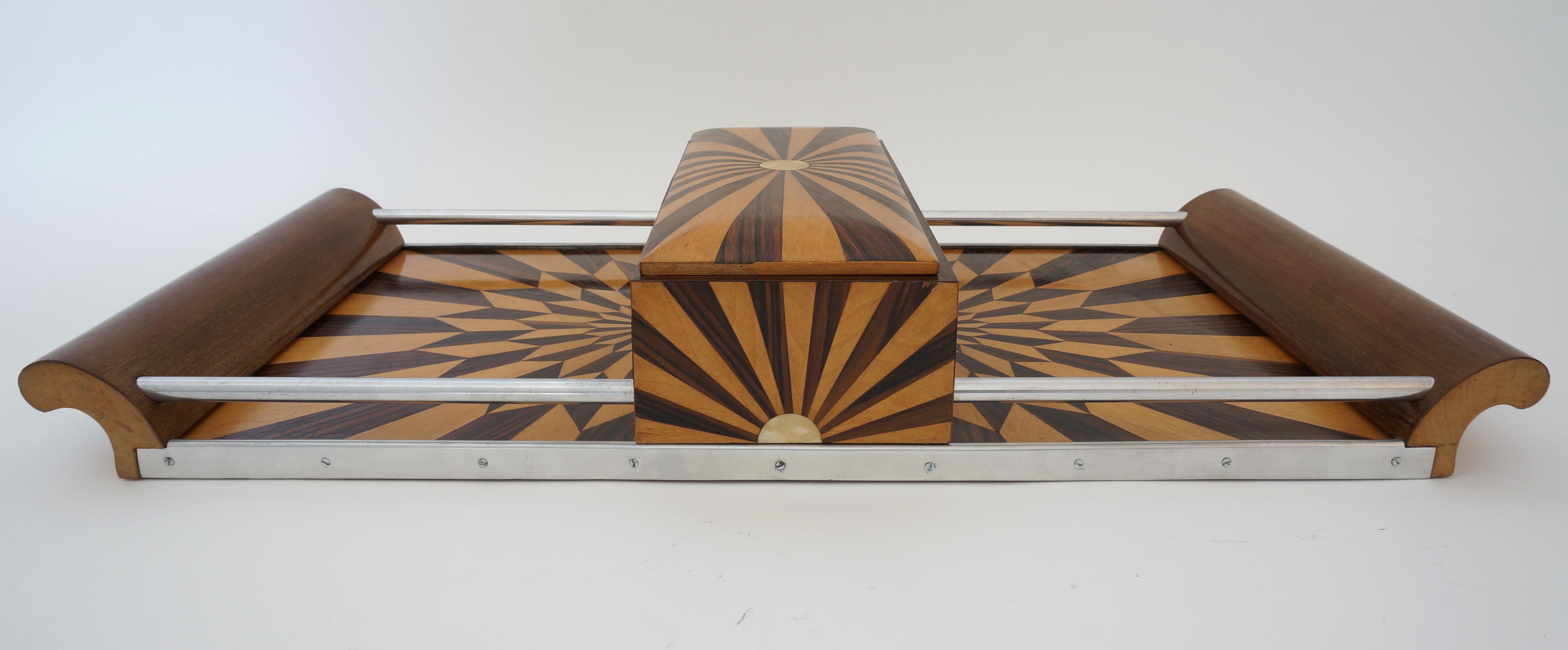 Art Deco Serving Tray by Paul Giordano In Good Condition In West Palm Beach, FL