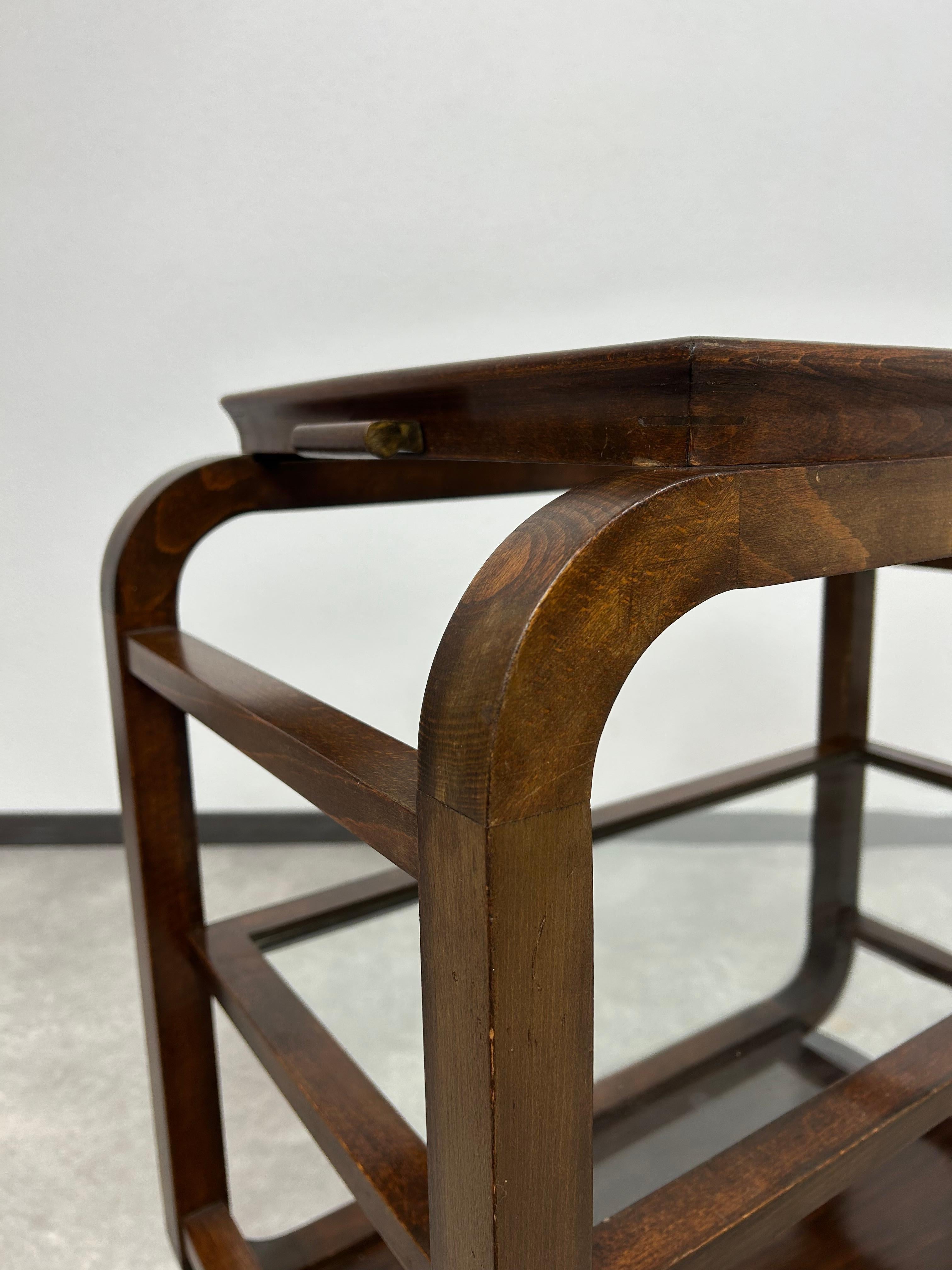 Art deco serving trolley For Sale 3