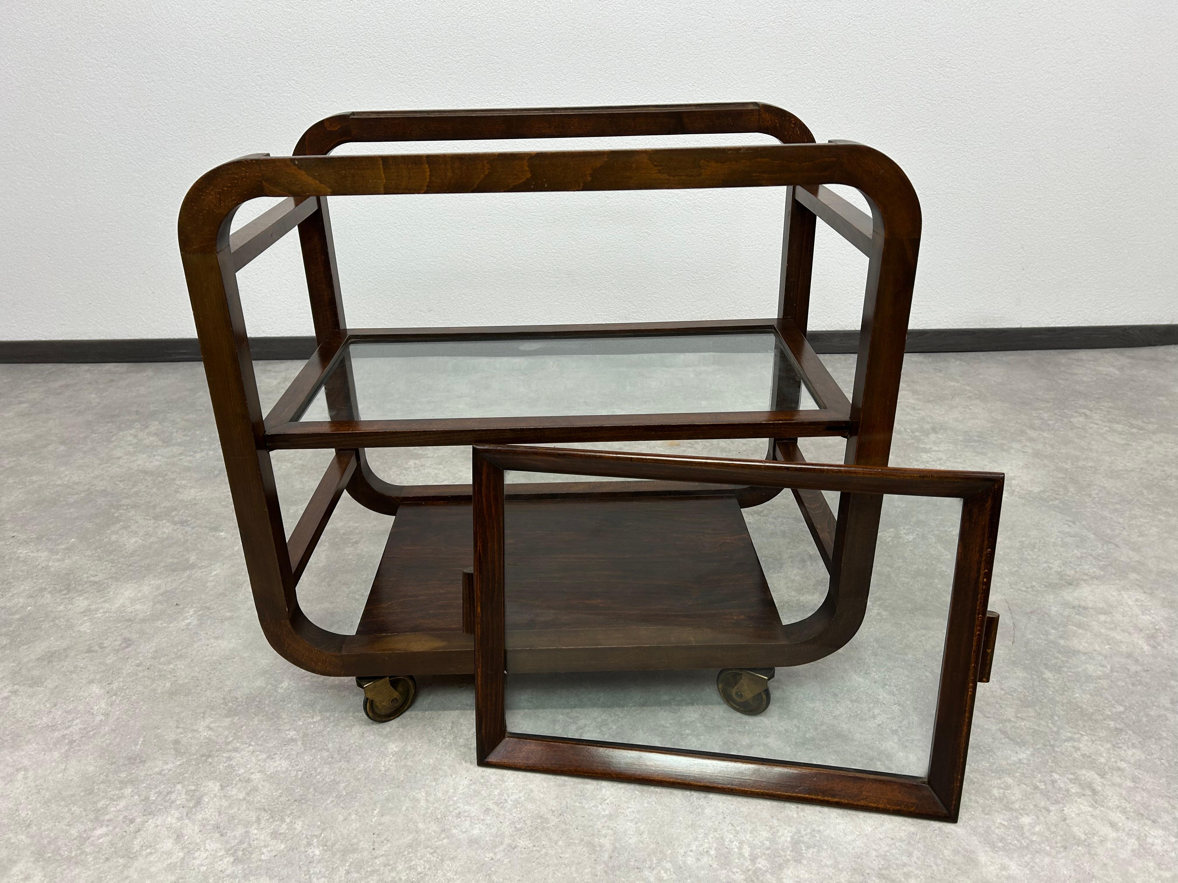 Art Deco Art deco serving trolley For Sale