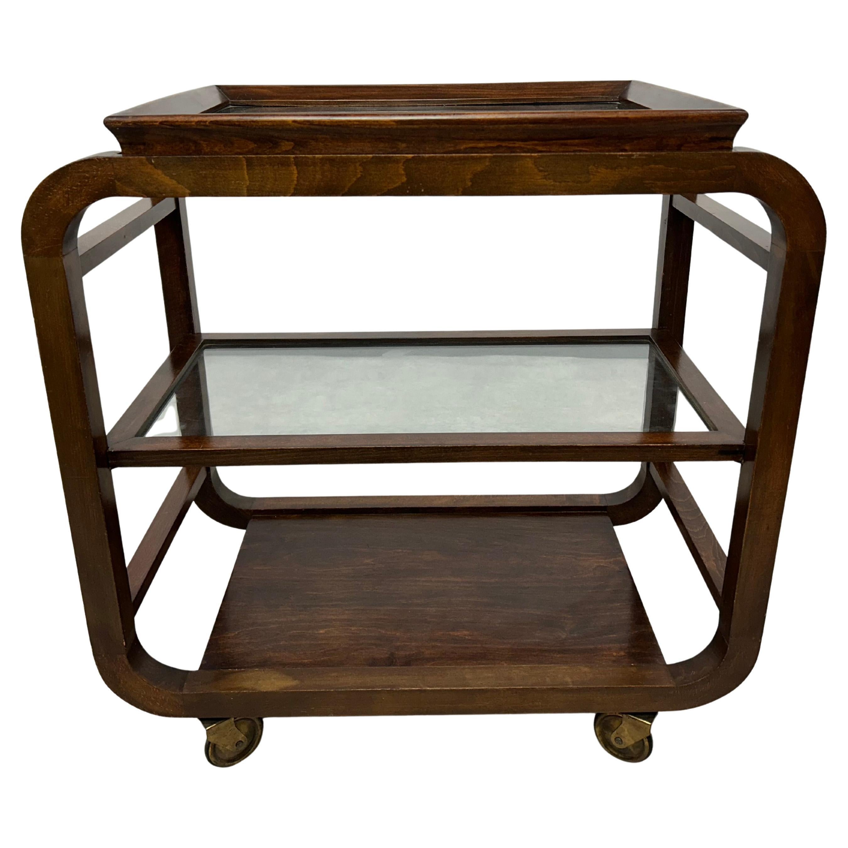 Art deco serving trolley