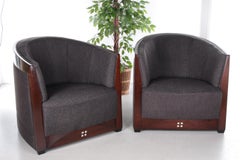 Ensemble de fauteuils Art Déco Frits Schuitema, années 1980