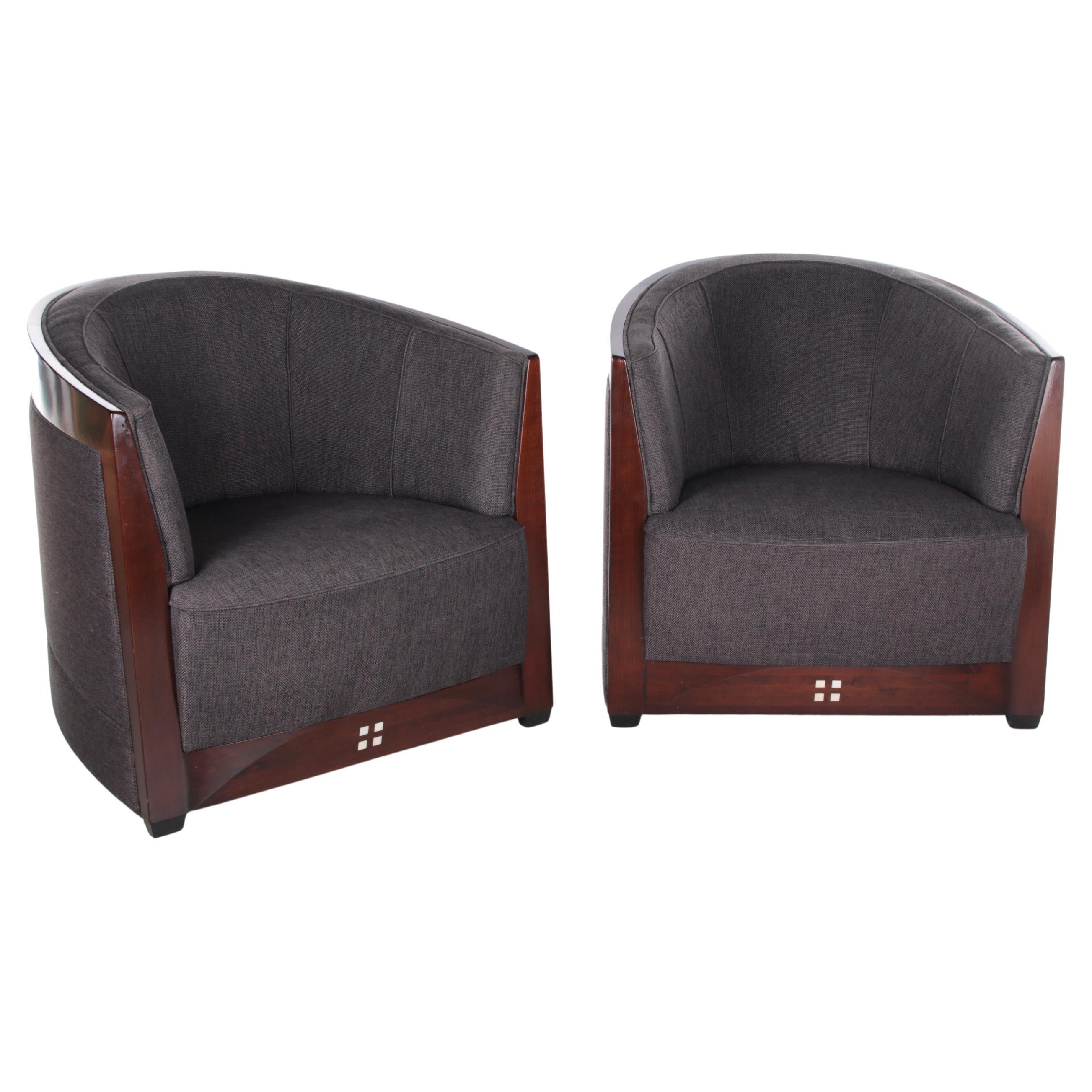 Art Deco Set Armchairs Frits Schuitema, 1980s