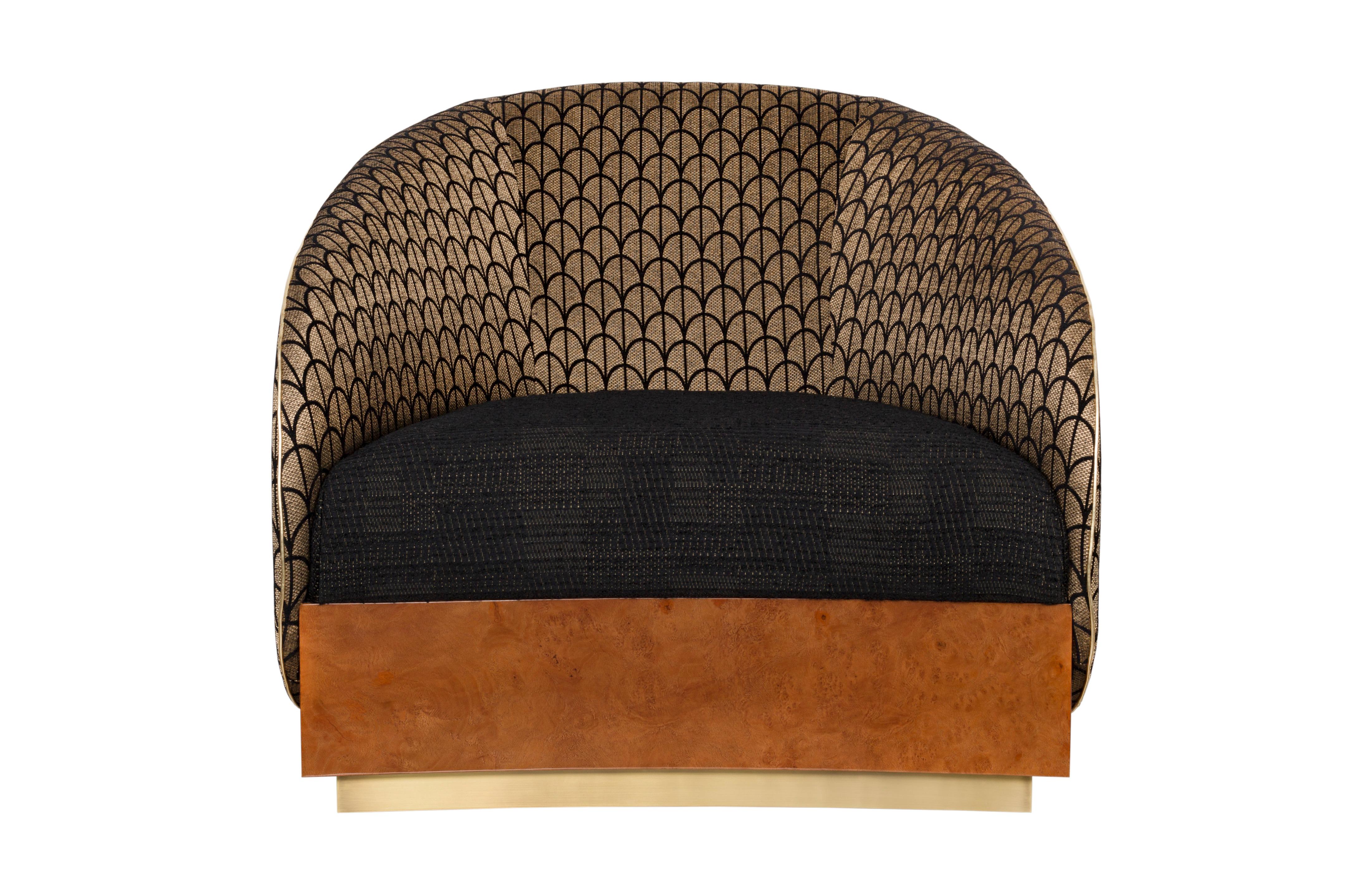 Art Deco Ensemble de 2 fauteuils Halden dans le style des années 1930 Fait à la main par Greenapple en vente 8