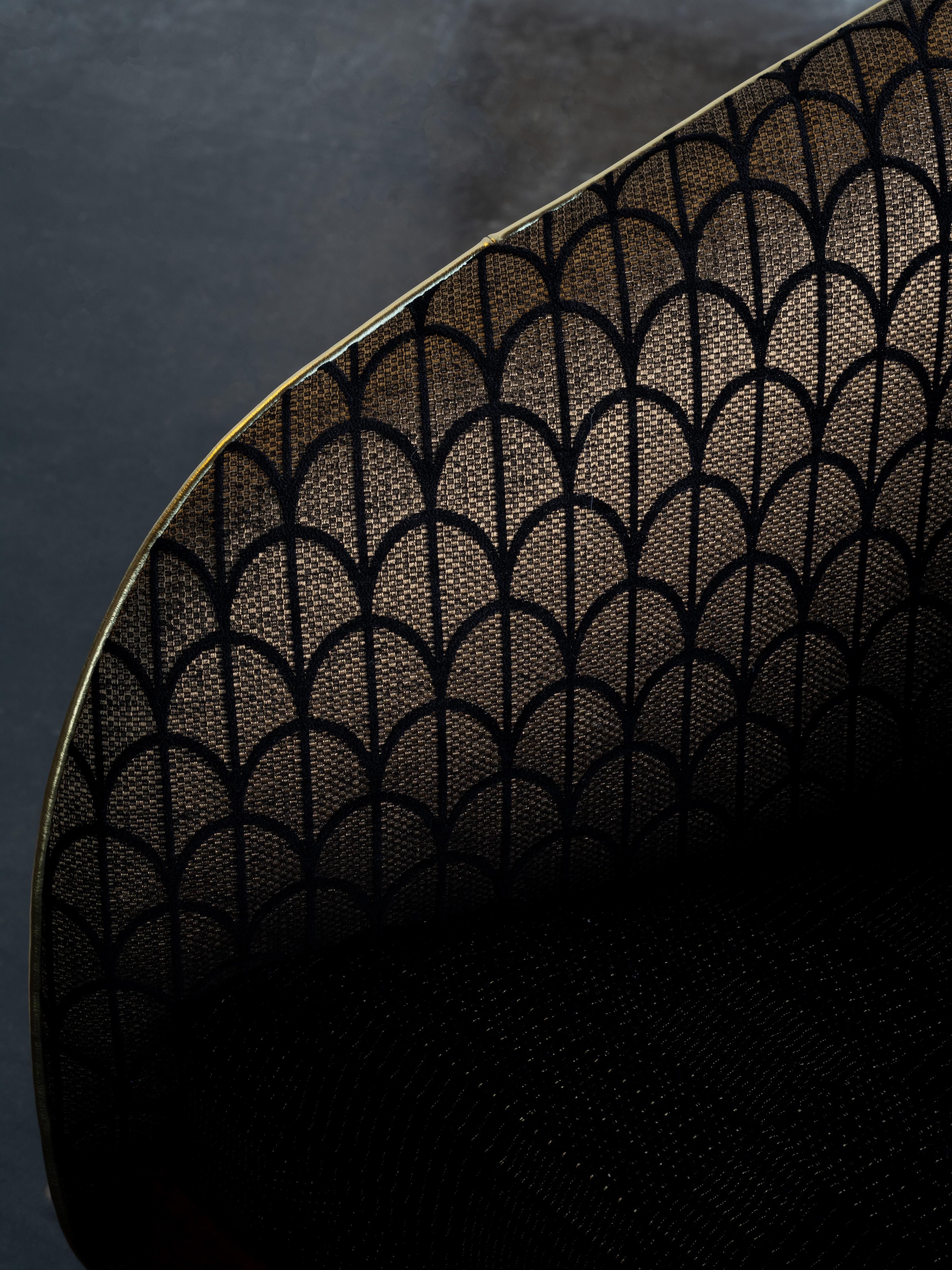 Art Deco Ensemble de 2 fauteuils Halden dans le style des années 1930 Fait à la main par Greenapple en vente 10