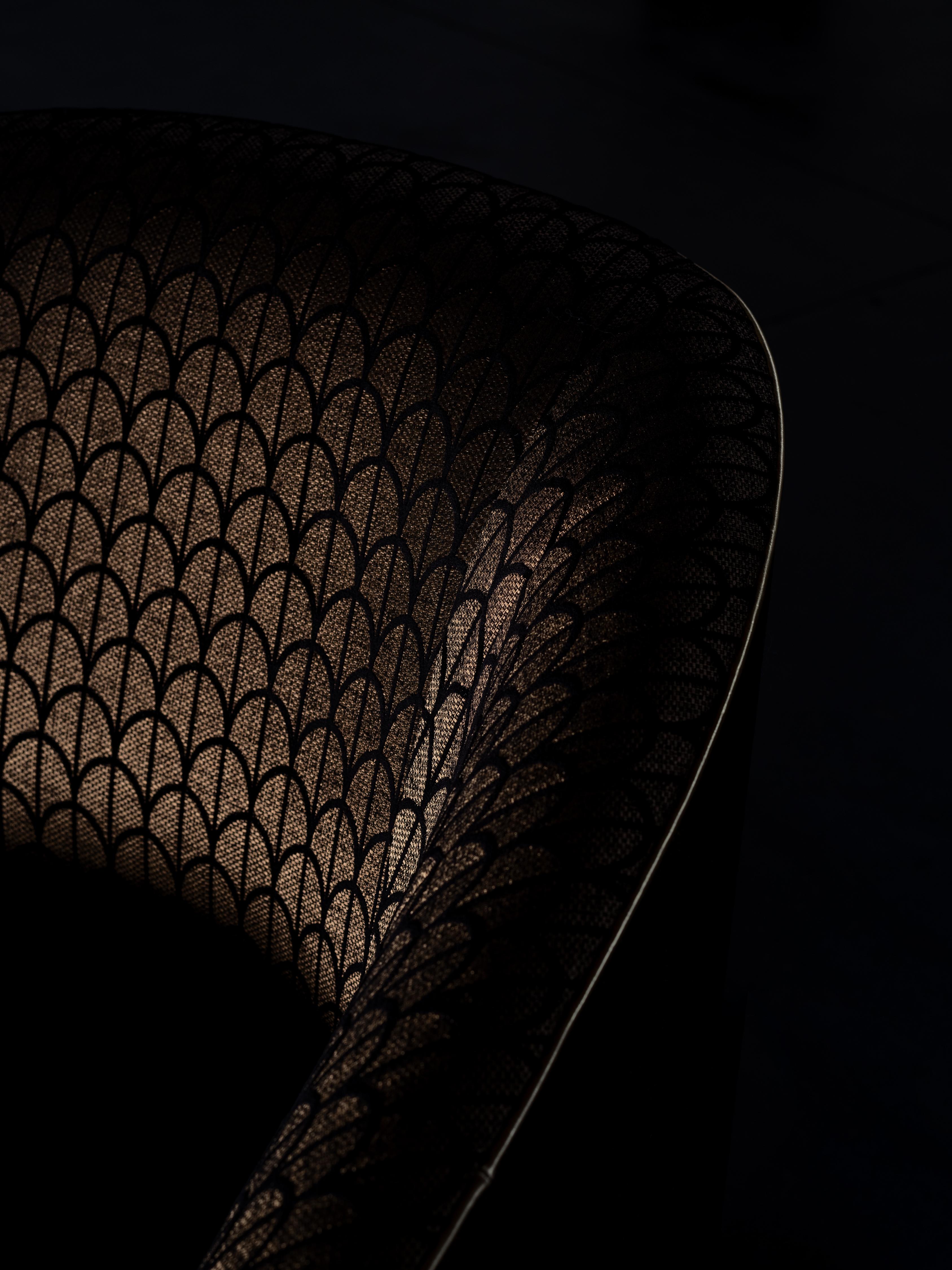 XXIe siècle et contemporain Art Deco Ensemble de 2 fauteuils Halden dans le style des années 1930 Fait à la main par Greenapple en vente