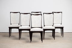 Art Deco Set of 6 Chairs, France, 1940