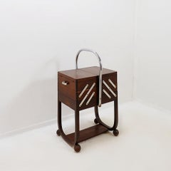 Scatola da cucito Art Deco del marchio belga 'Trock' - anni '30