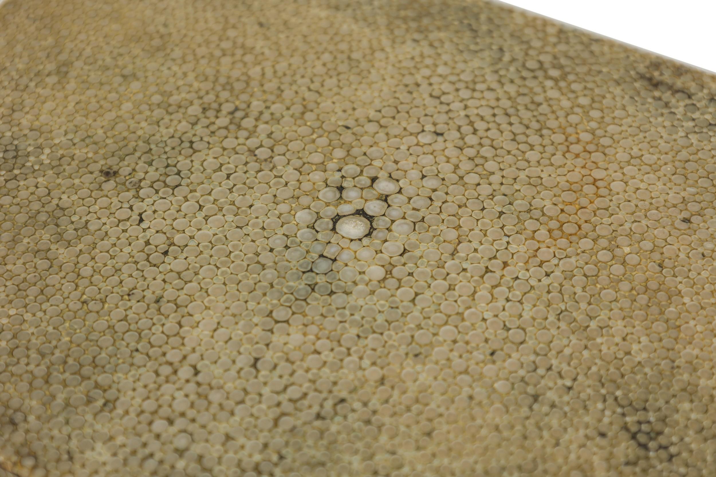 Art Deco Shagreen and Bone Trimmed Box For Sale 3