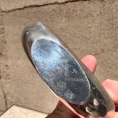 Fiaschetta Art Deco Sheffield in peltro Inghilterra