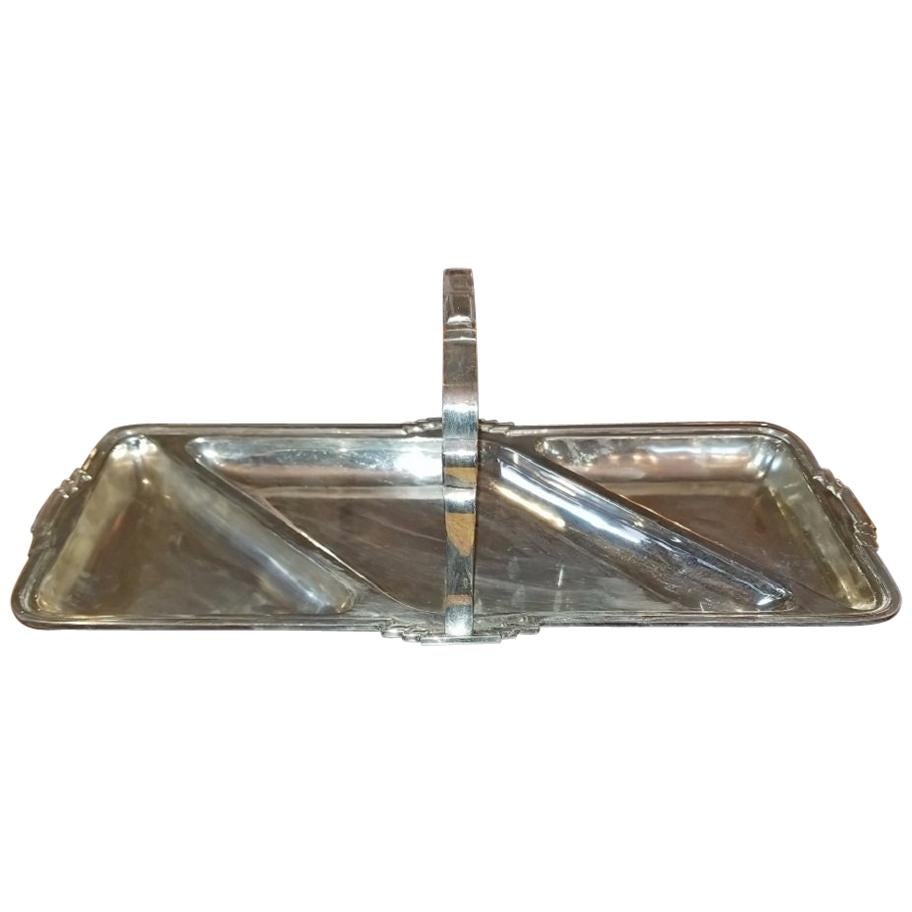 Art Deco Sheffield Silver Plated Bon Bon Dish